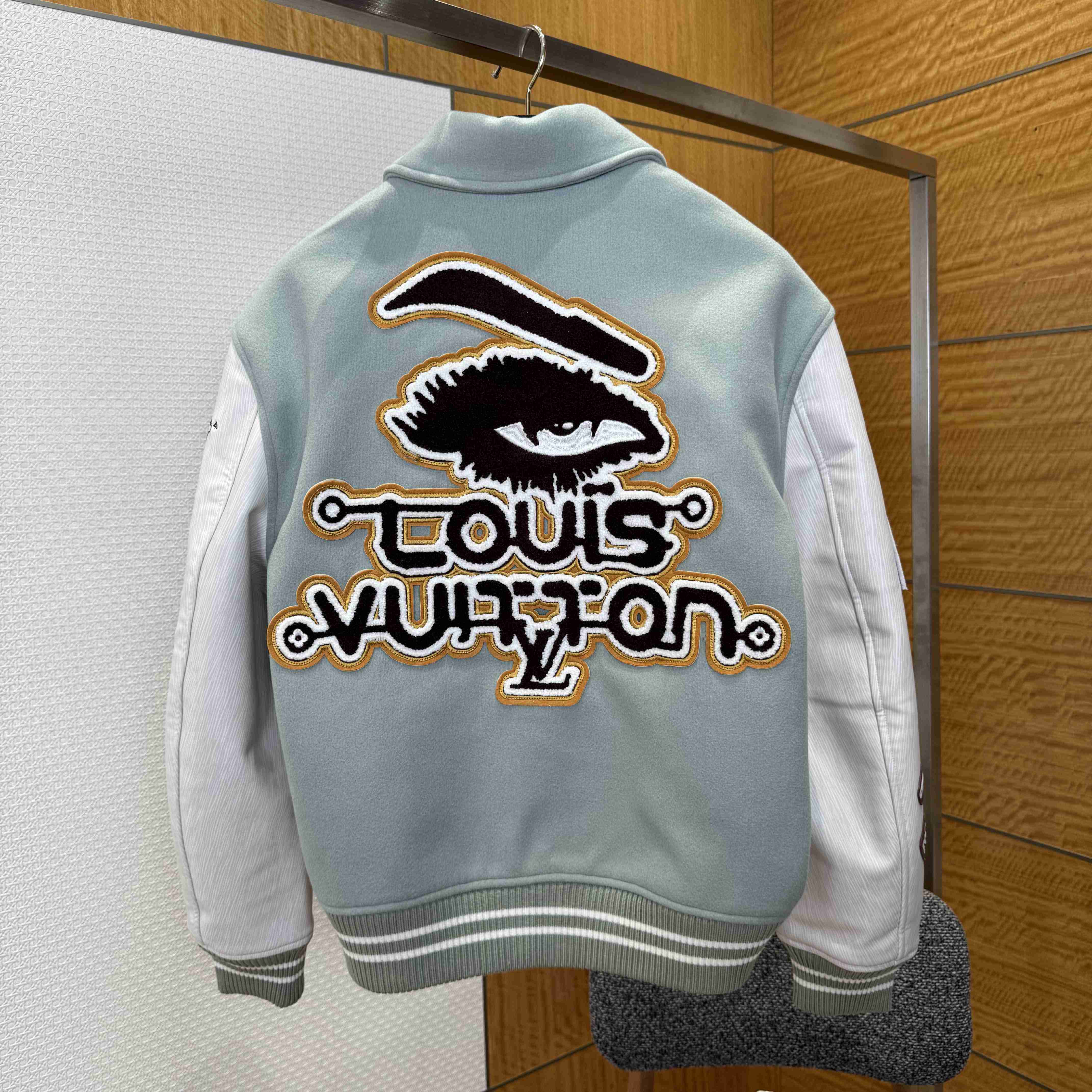 Louis Vuitton Varsity Leather Blouson   1ABY6D - DesignerGu