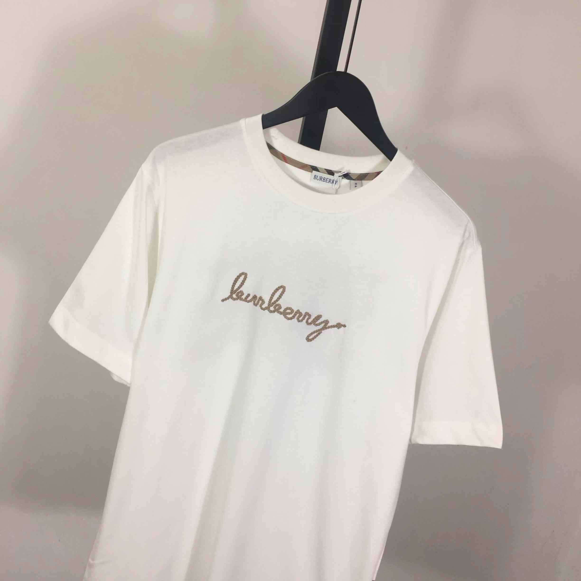 Burberry Check EKD Cotton T-shirt - DesignerGu