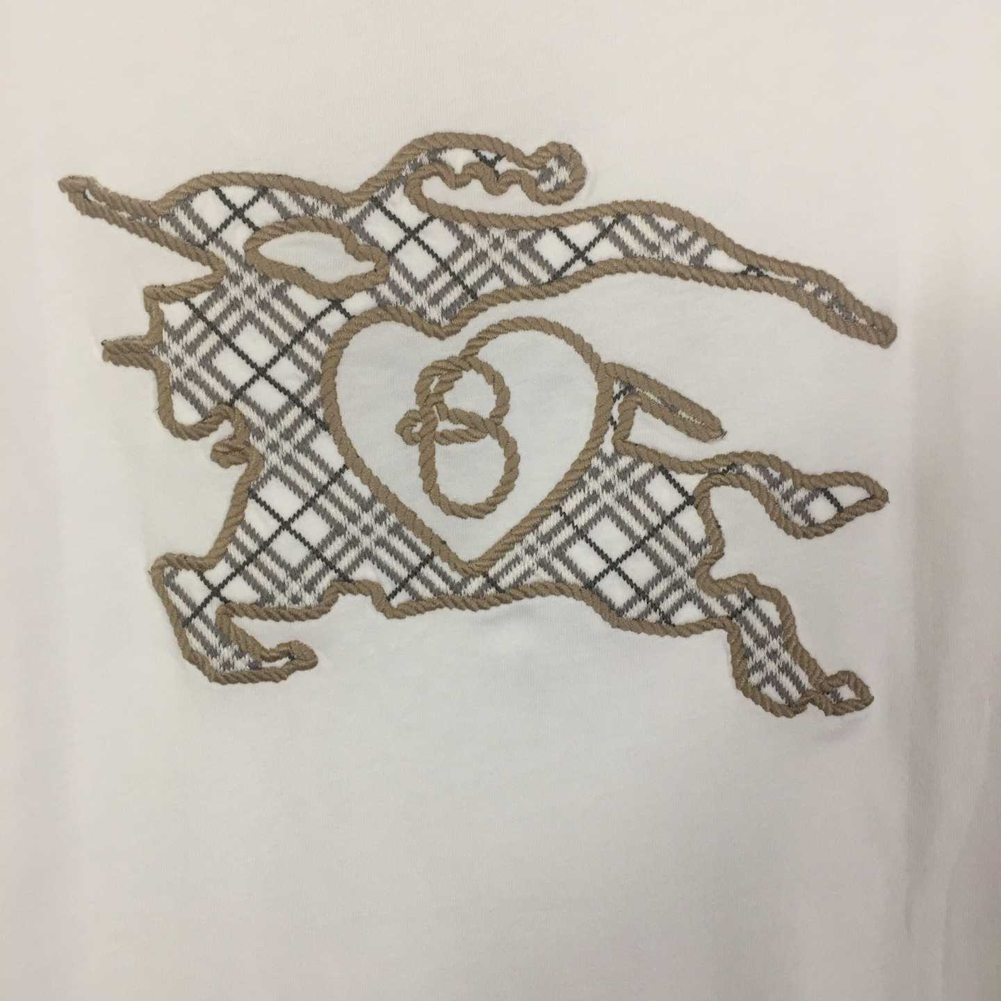 Burberry Check EKD Cotton T-shirt - DesignerGu