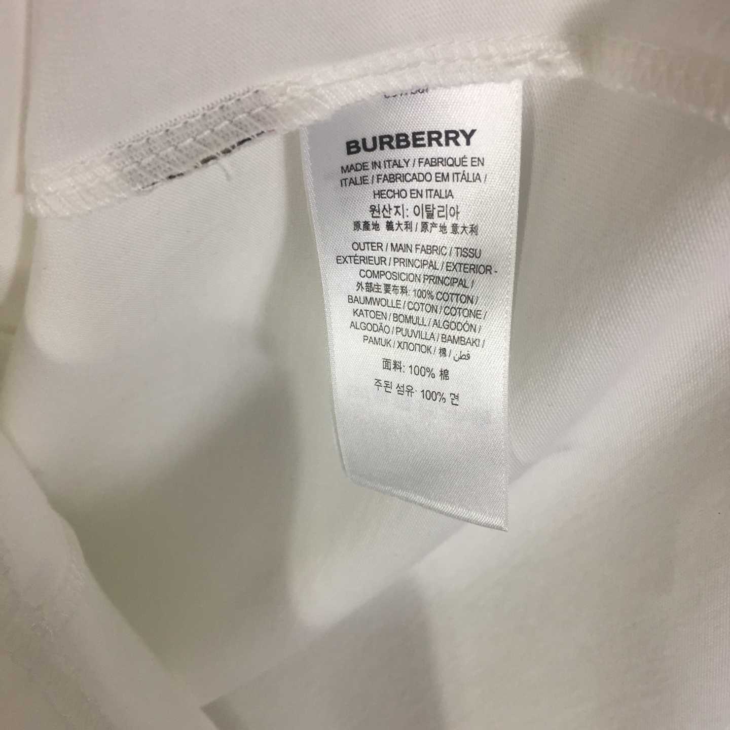 Burberry Check EKD Cotton T-shirt - DesignerGu