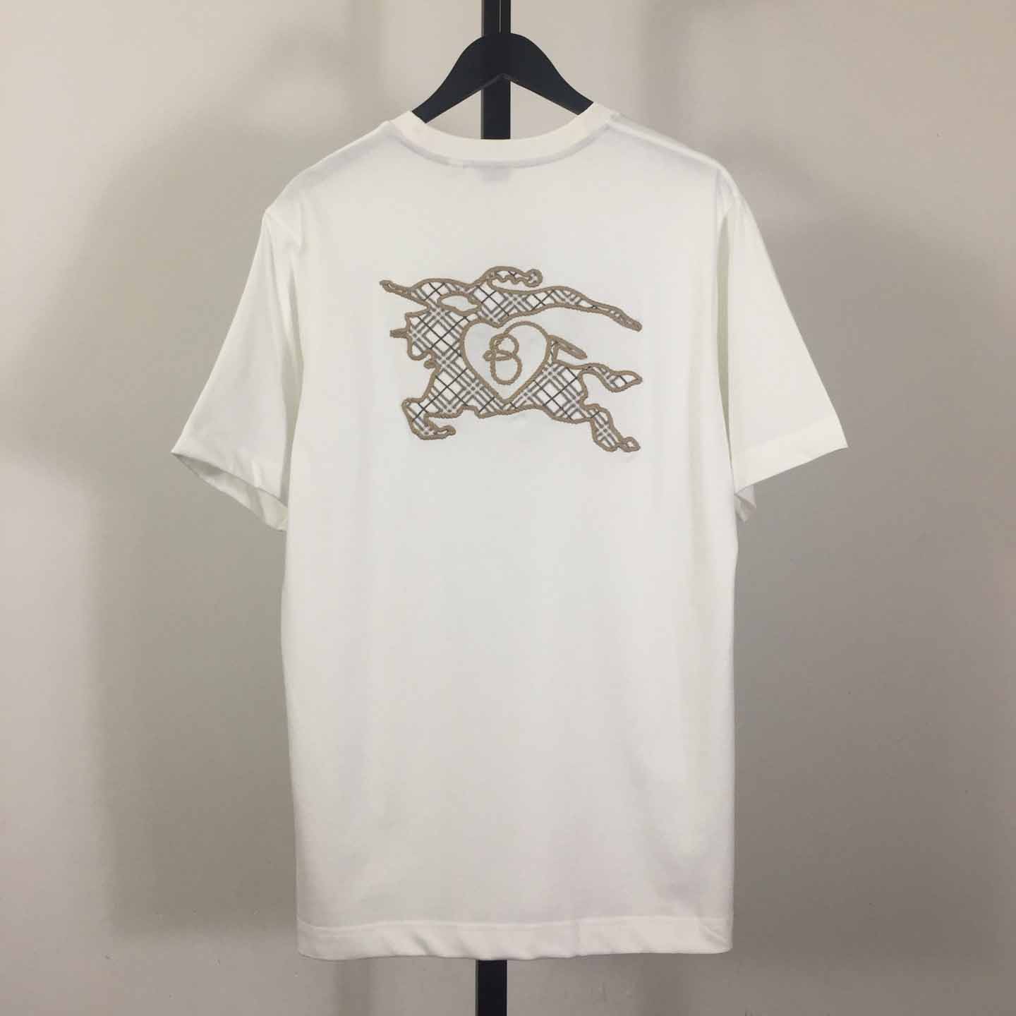 Burberry Check EKD Cotton T-shirt - DesignerGu