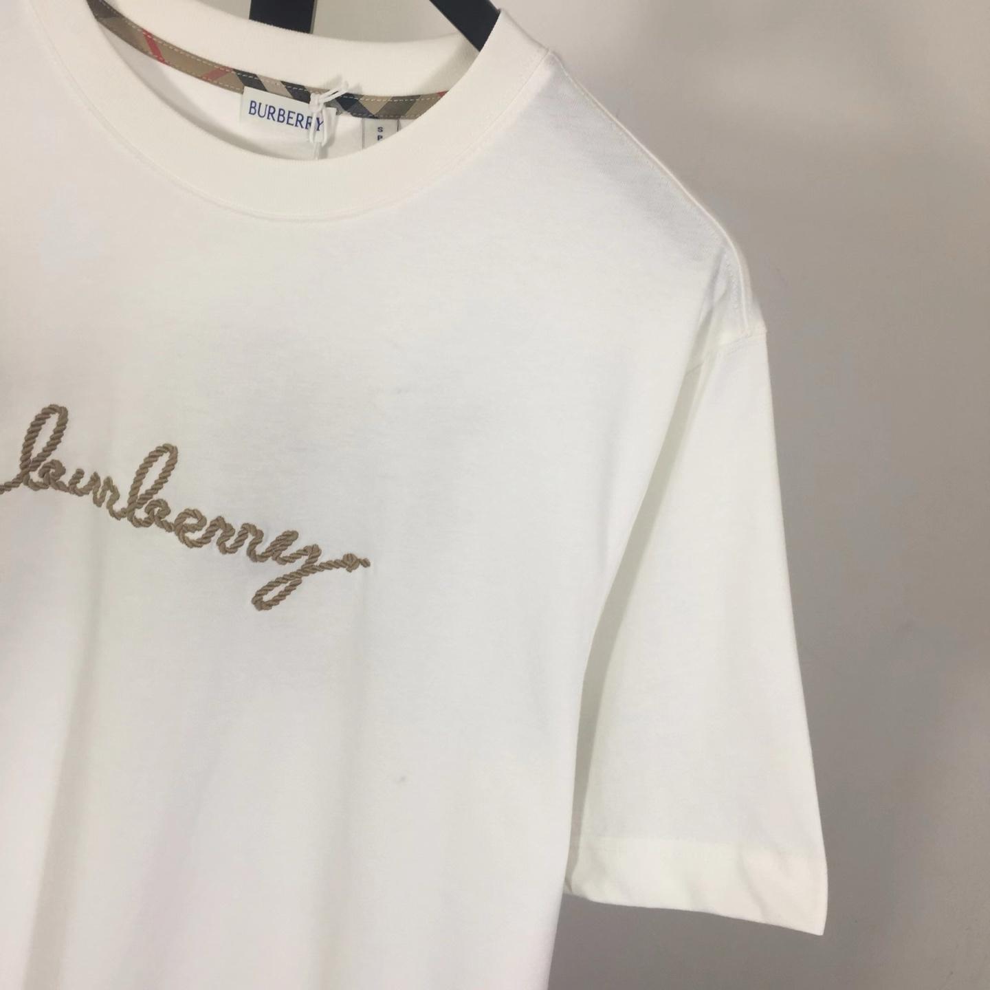 Burberry Check EKD Cotton T-shirt - DesignerGu
