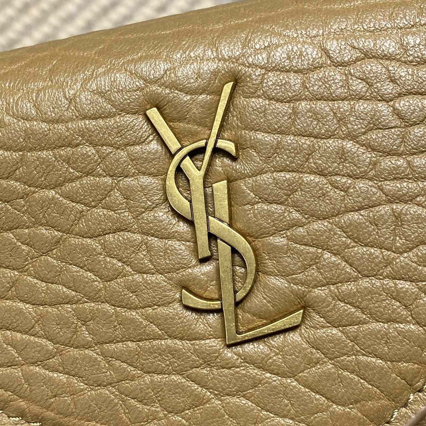 Saint Laurent Cassandre Chain Pouch In Lambskin - DesignerGu
