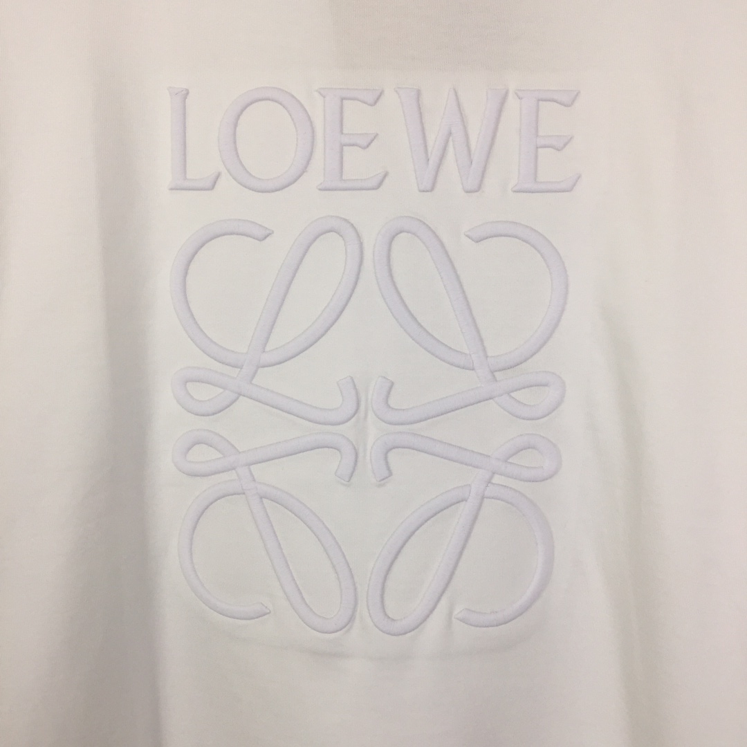 Loewe Logo Cotton Polo Shirt - DesignerGu