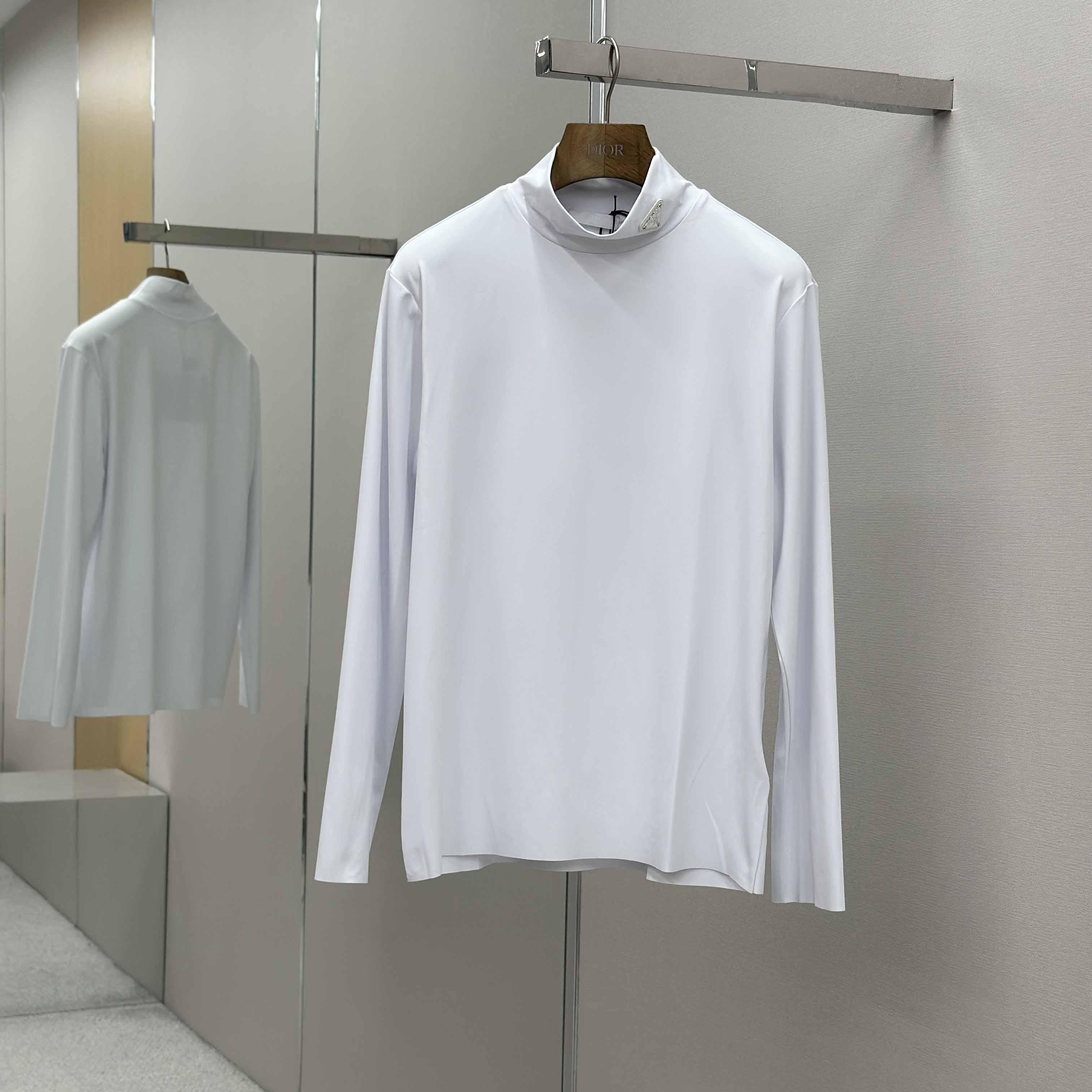 Prada Technical Jersey Mock Turtleneck Prada Technical Jersey Mock Turtleneck - DesignerGu