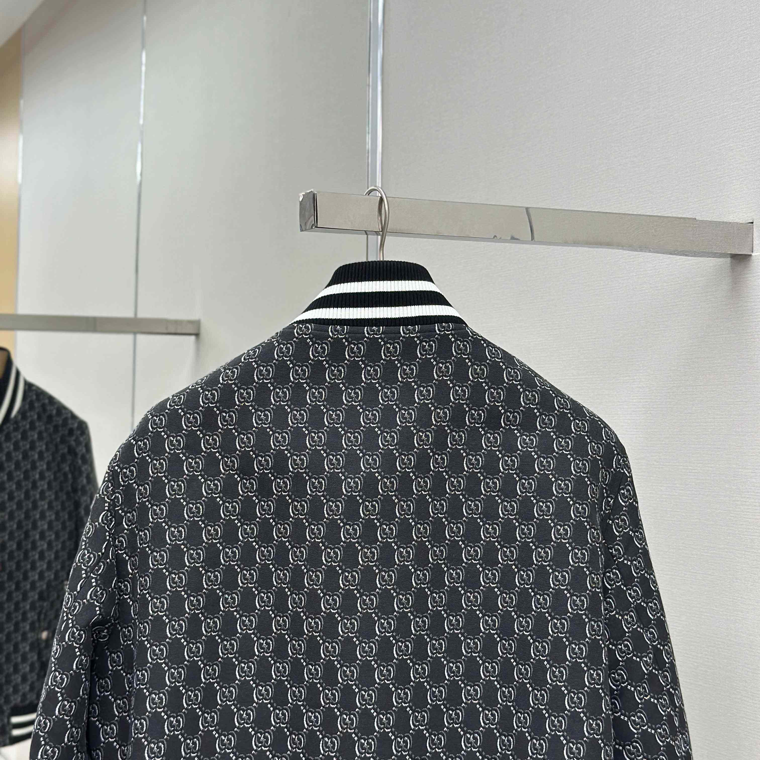 Gucci Logo-Jacquard Padded Cotton-Twill Bomber Jacket - DesignerGu