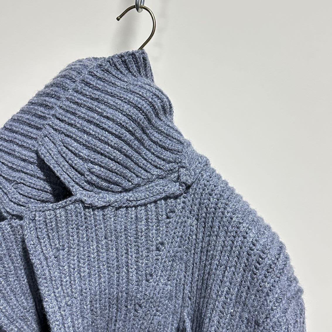 Bottega Veneta Gray Felted Coat - DesignerGu