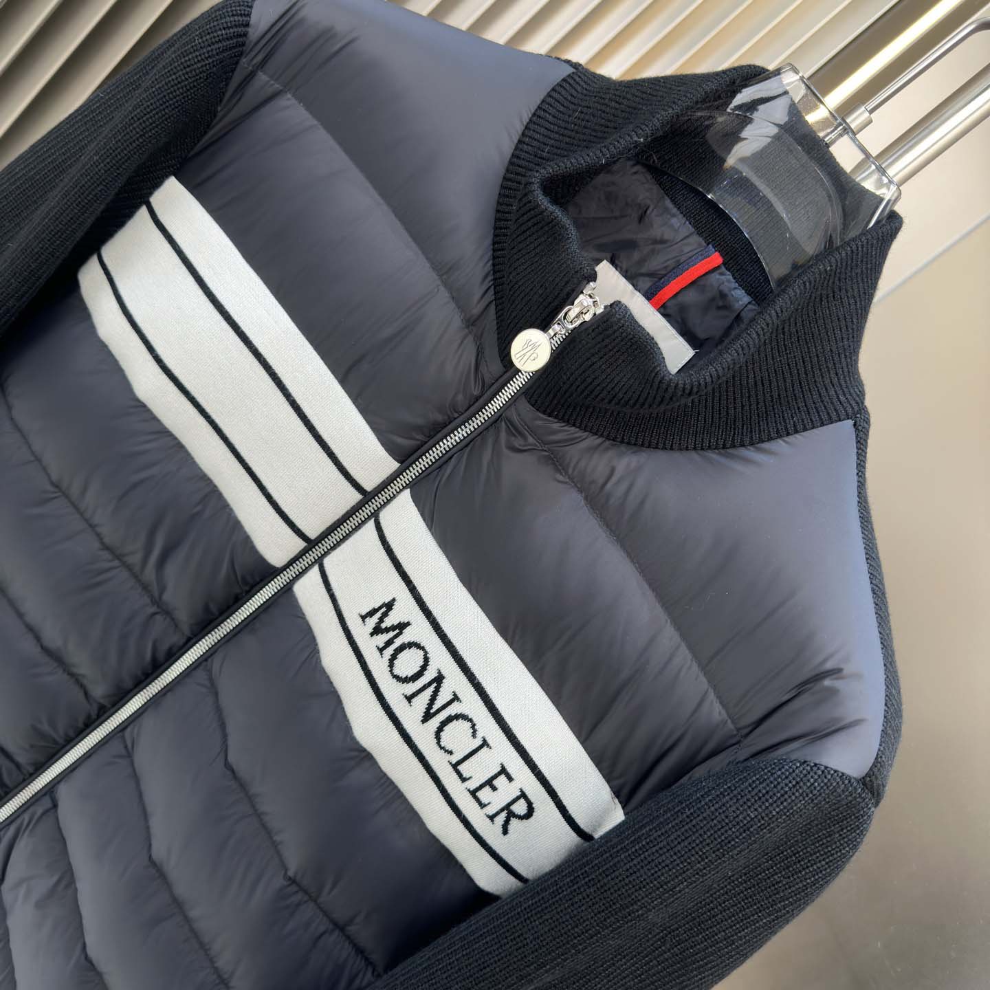 Moncler Color Block Zip Cardigan  - DesignerGu