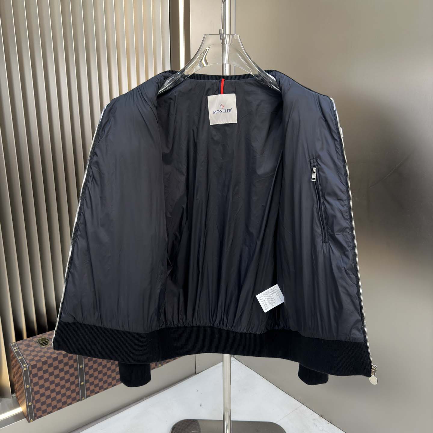 Moncler Color Block Zip Cardigan  - DesignerGu