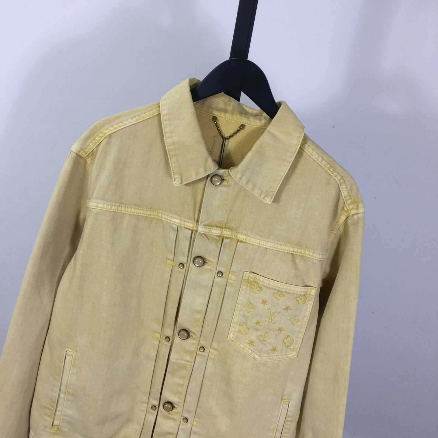 Louis Vuitton Garment-Dyed Denim Type II Trucker Jacket   1AHUY0 - DesignerGu