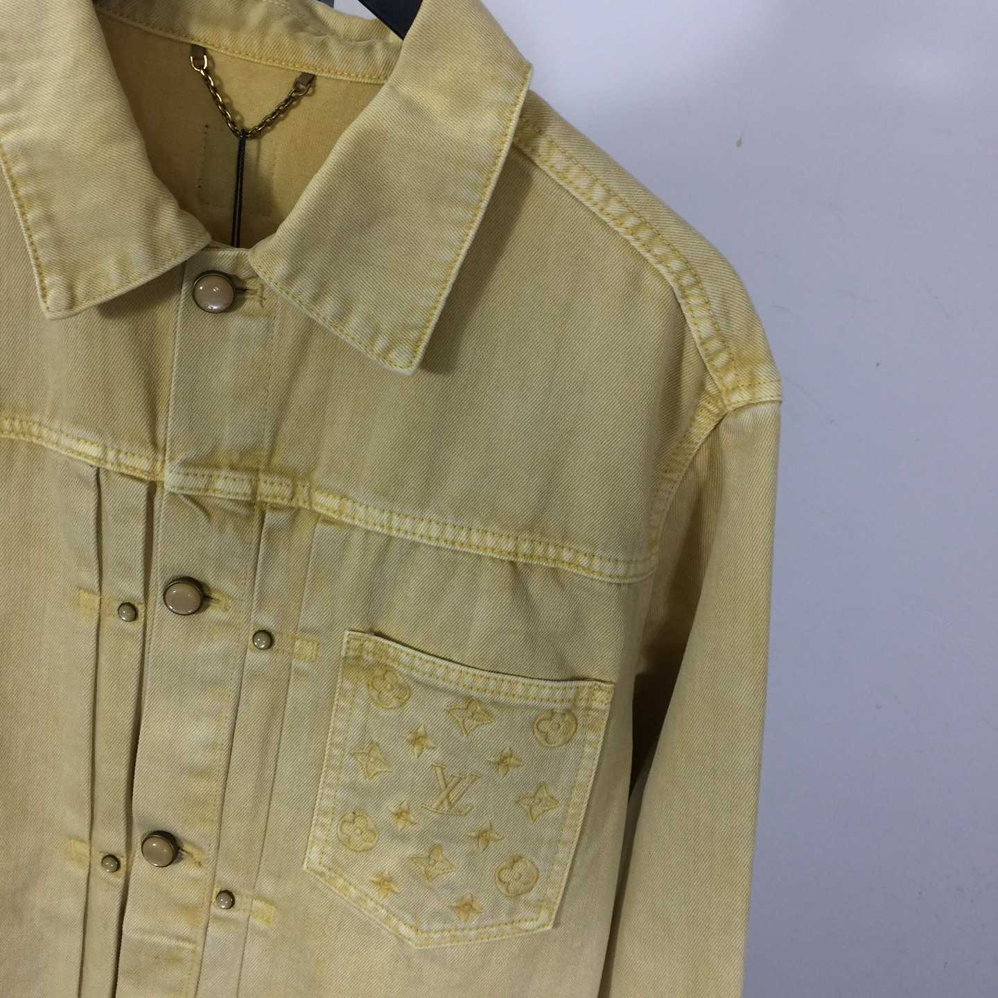 Louis Vuitton Garment-Dyed Denim Type II Trucker Jacket   1AHUY0 - DesignerGu