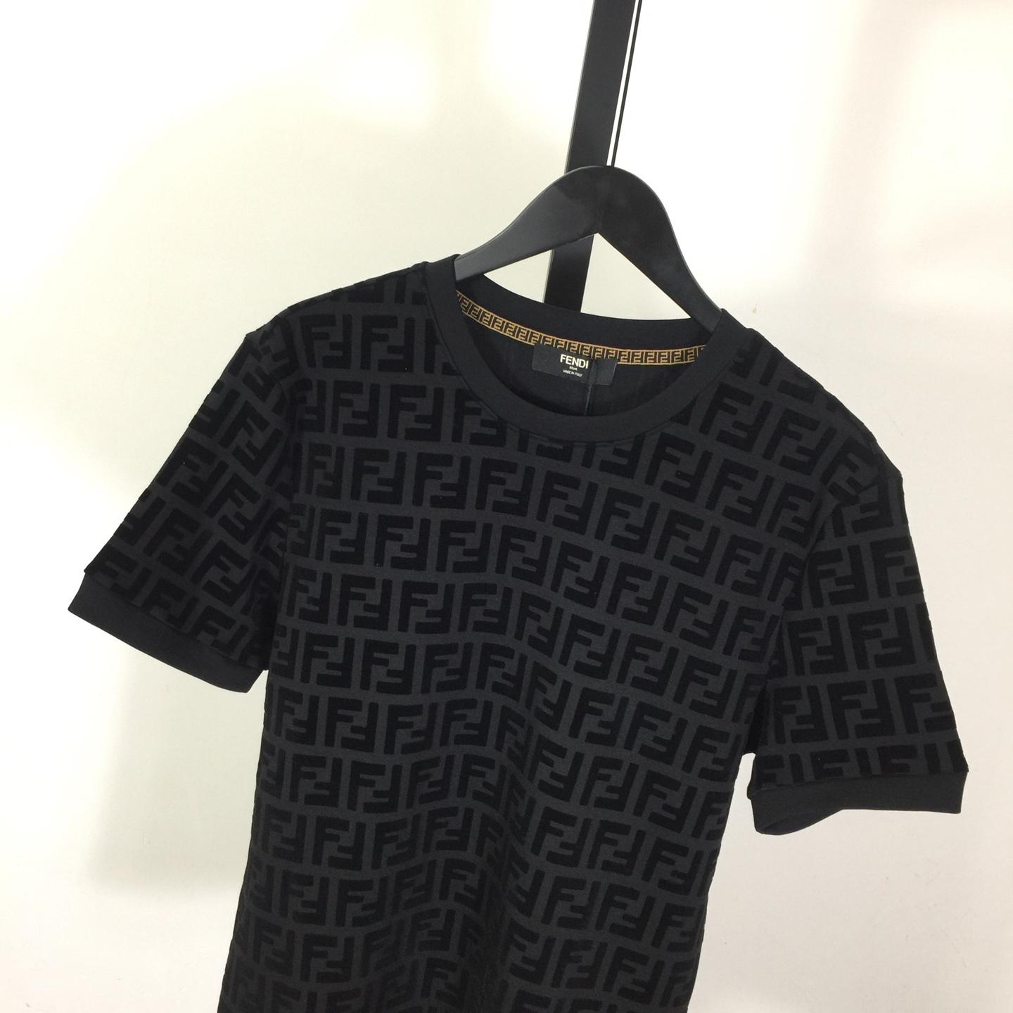 Fendi Cotton Jersey T-shirt  - DesignerGu