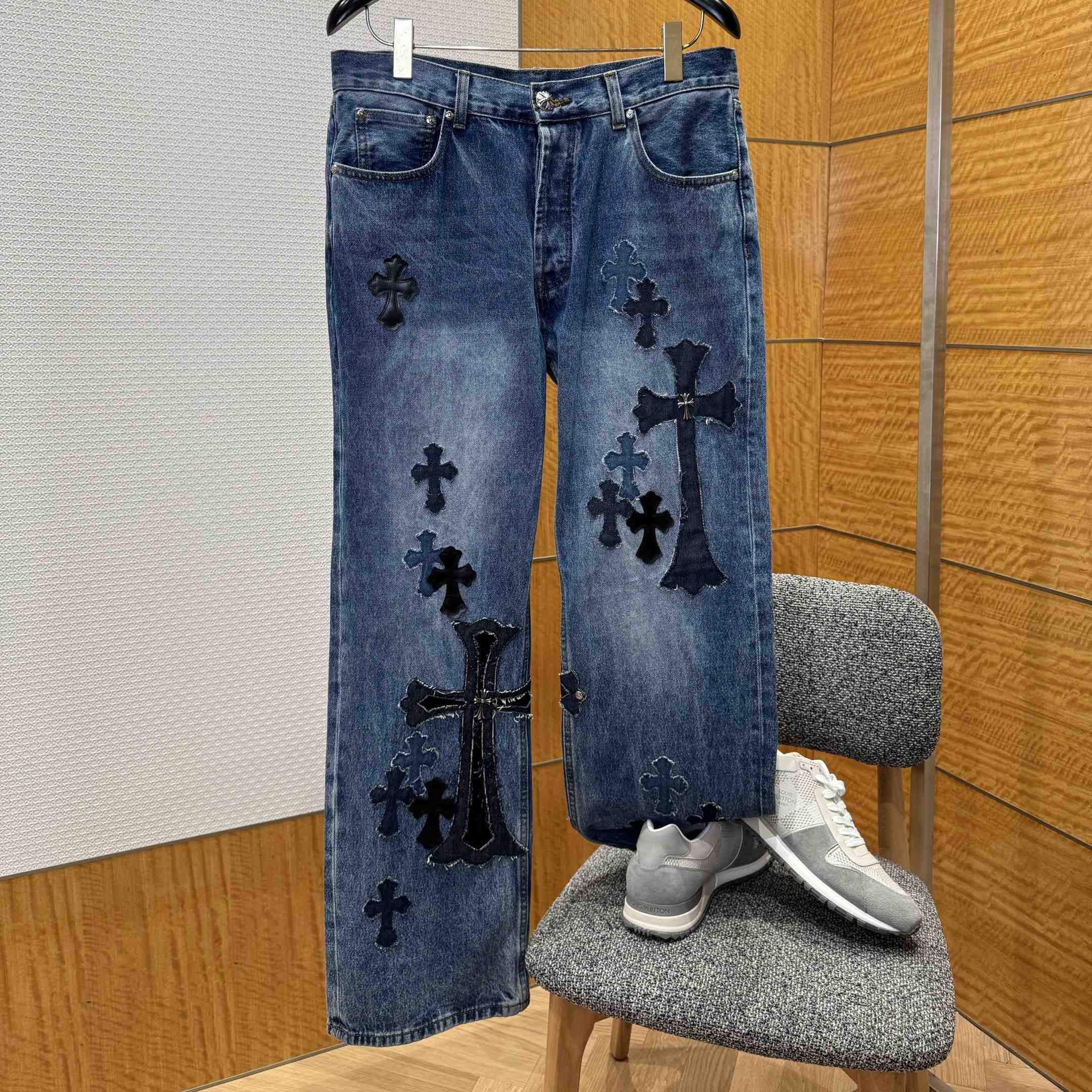Chrome Hearts Jeans - DesignerGu