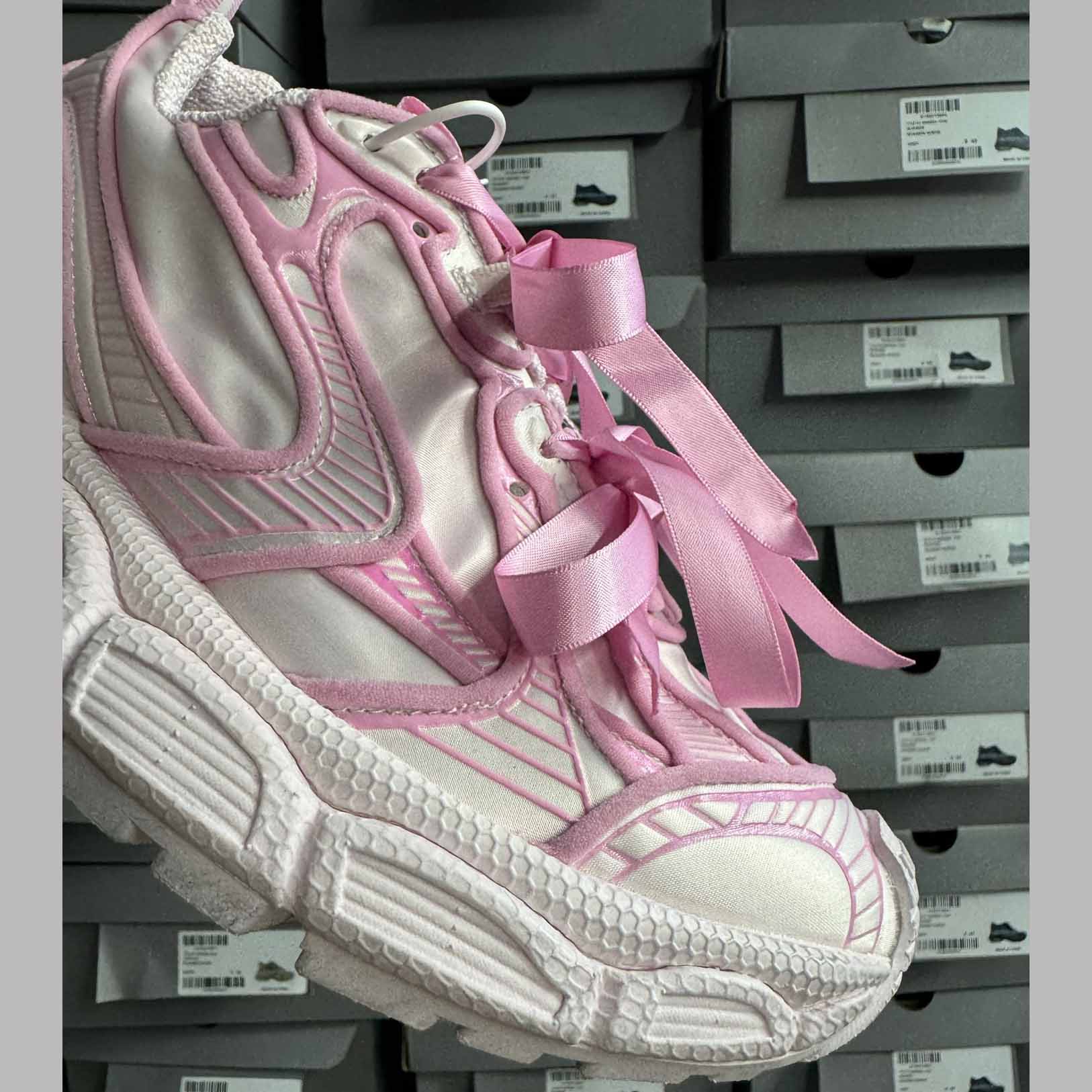 Balenciaga 3XL VG Edition Satin Bows Pink  - DesignerGu
