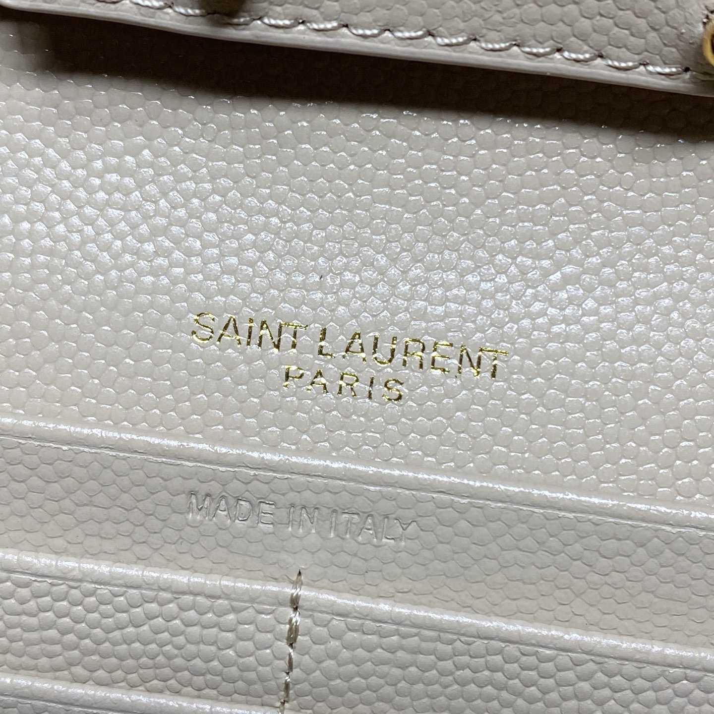 Saint Laurent Cassandre Chain Wallet In Lambskin - DesignerGu