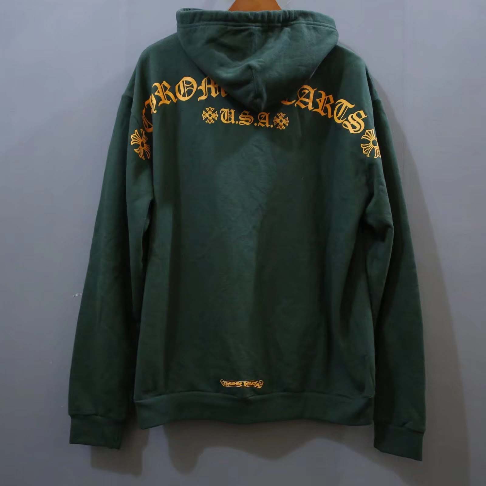 Chrome Hearts T Bar Sweatshirt 'Green/Gold' - DesignerGu