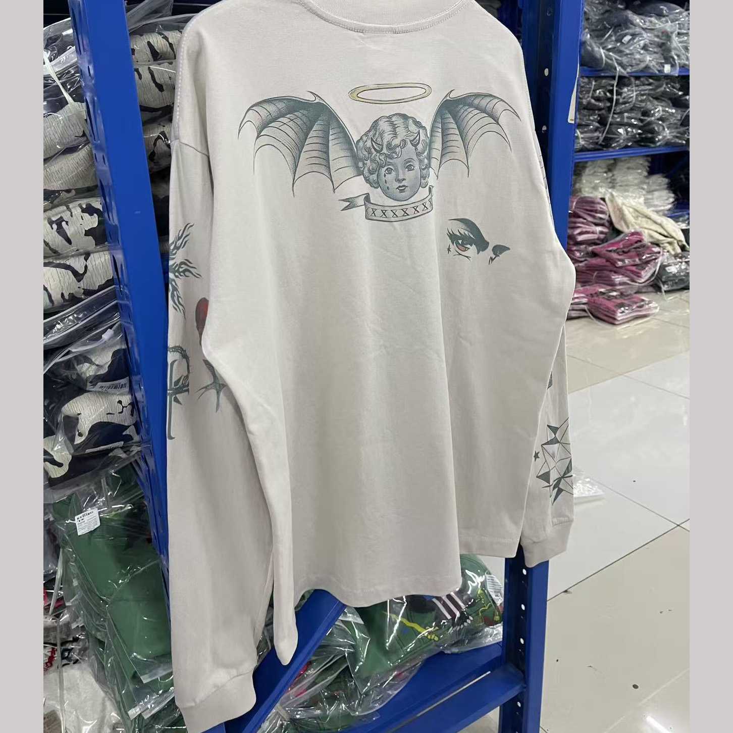 Saint Michael Dr Woo DW_LS Tee - DesignerGu