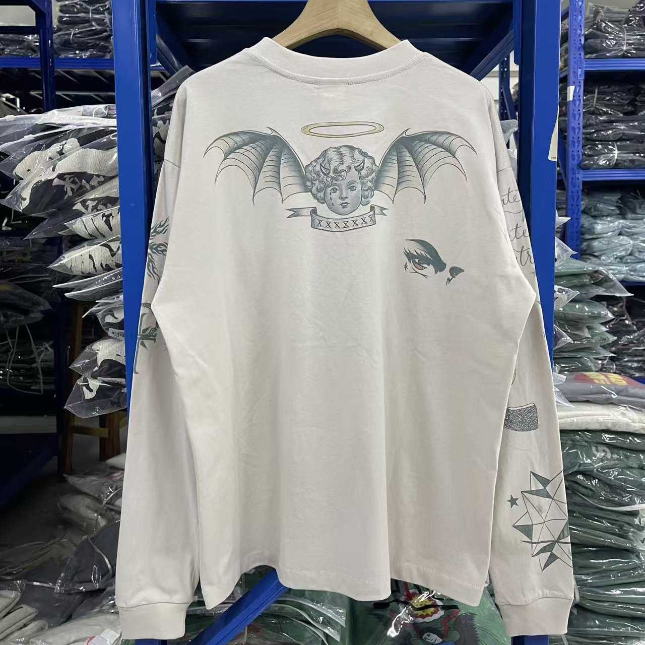 Saint Michael Dr Woo DW_LS Tee - DesignerGu