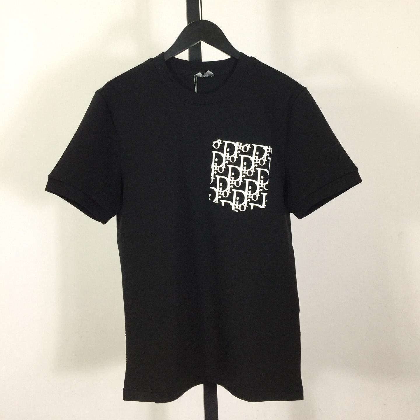 Dior Oblique Cotton T-Shirt  Dior Oblique Cotton T-Shirt  - DesignerGu