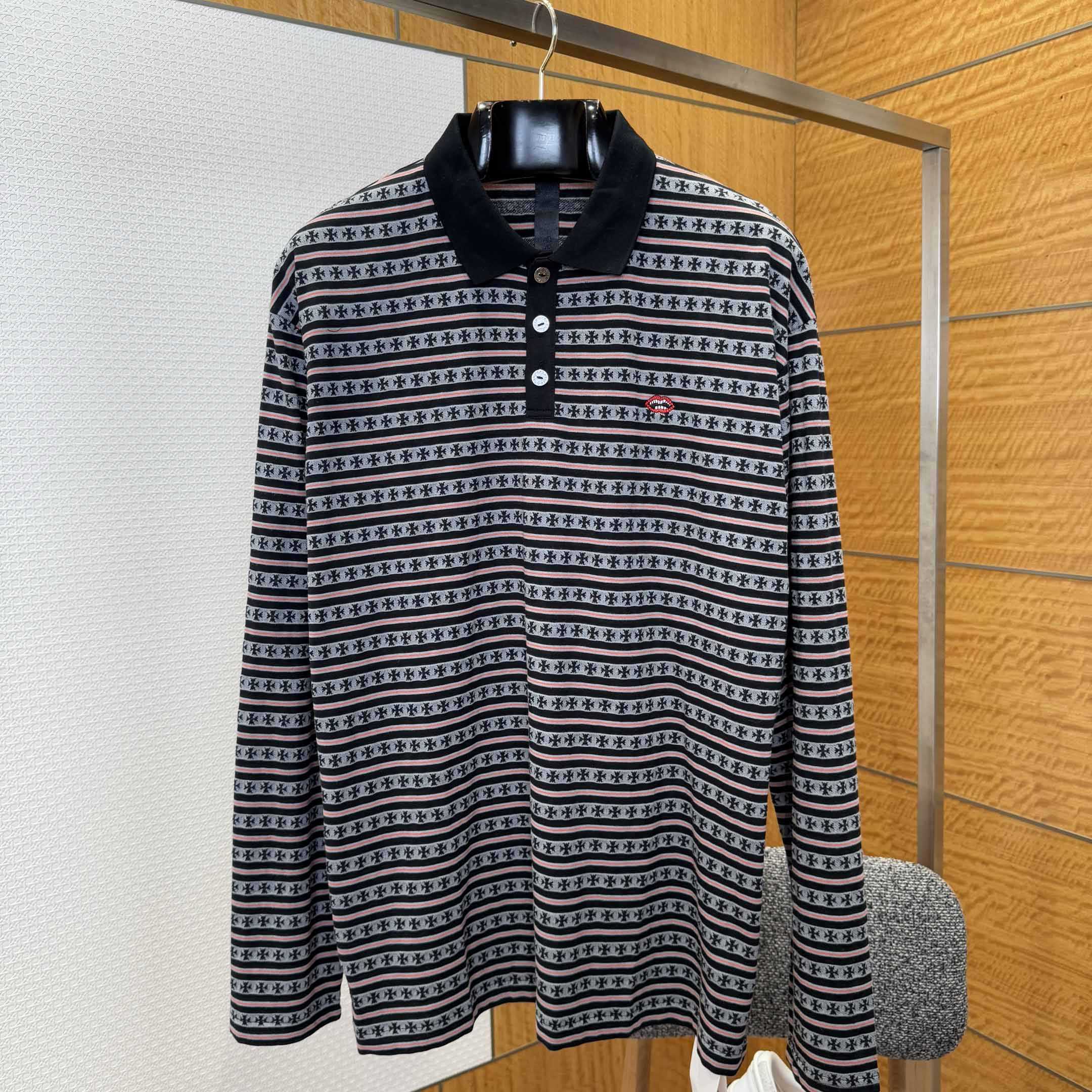 Chrome Hearts x Matty Boy Polo Shirt Chrome Hearts x Matty Boy Polo Shirt - DesignerGu