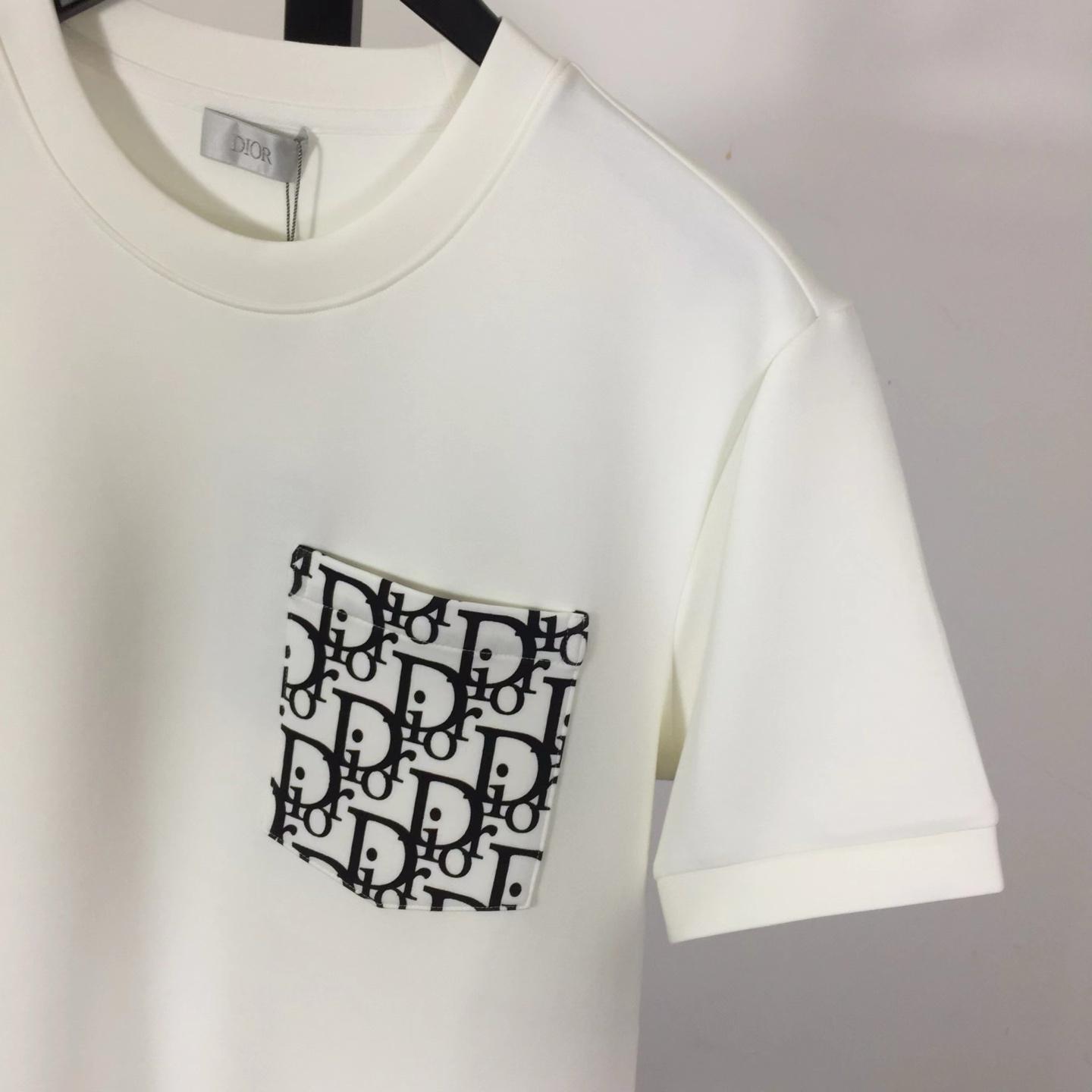 Dior Oblique Cotton T-Shirt  - DesignerGu