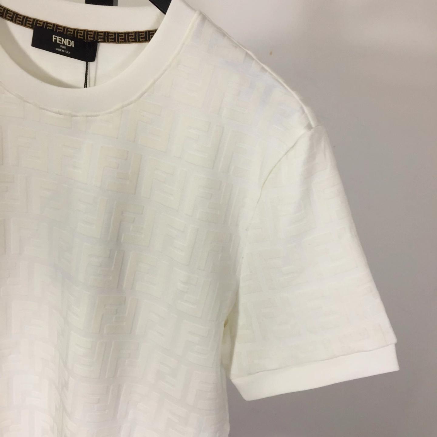 Fendi Cotton Jersey T-shirt  - DesignerGu