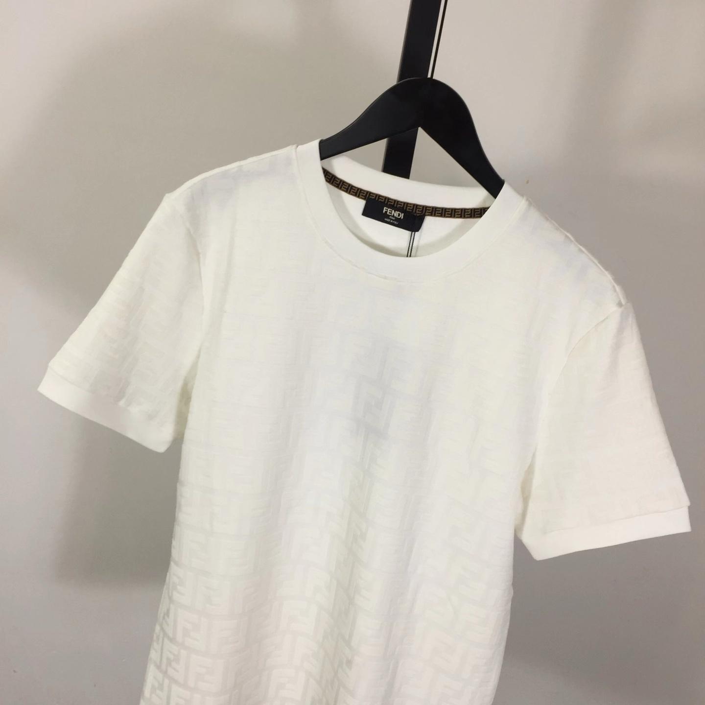Fendi Cotton Jersey T-shirt  - DesignerGu