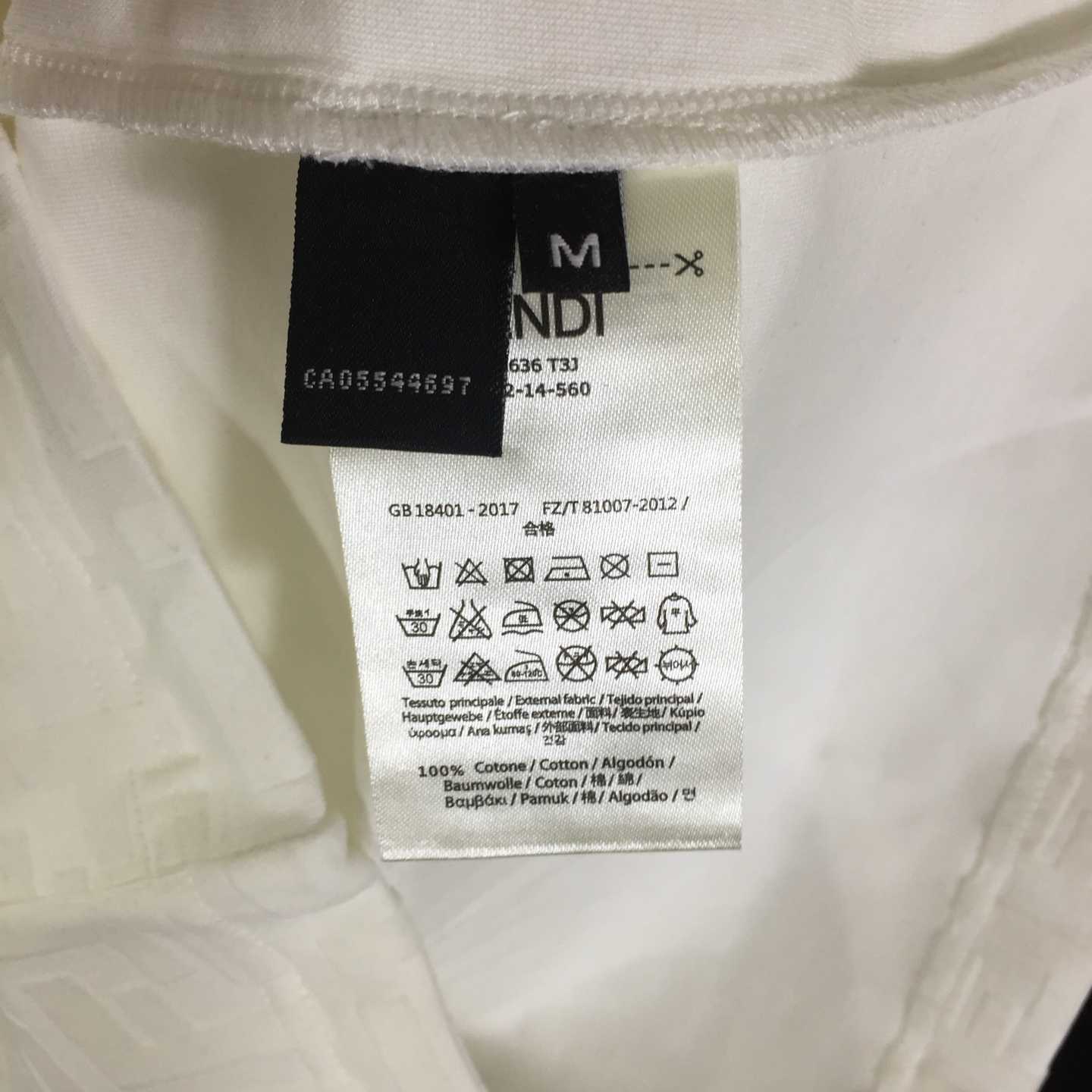 Fendi Cotton Jersey T-shirt  - DesignerGu