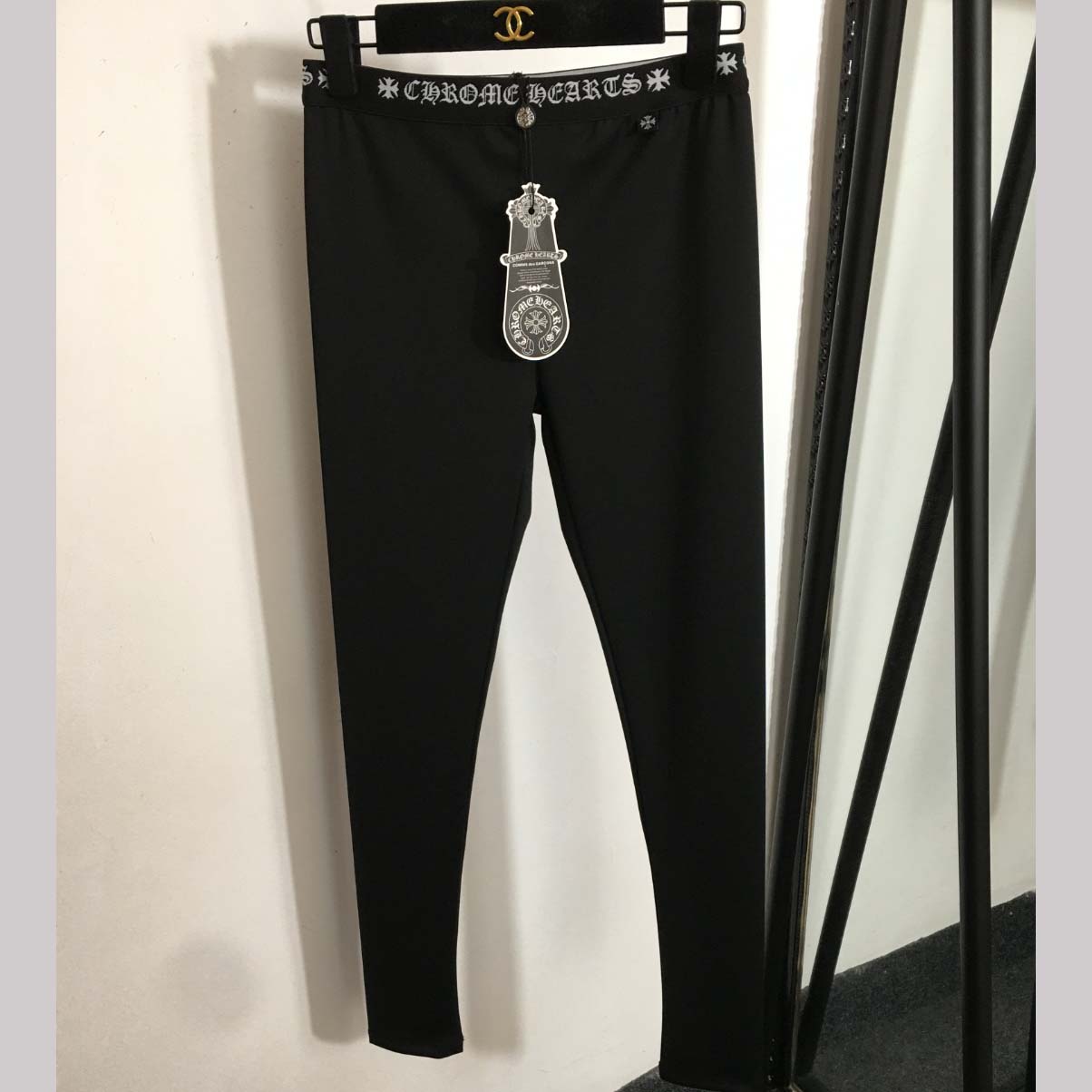 Chrome Hearts Logo Leggings Chrome Hearts Logo Leggings - DesignerGu