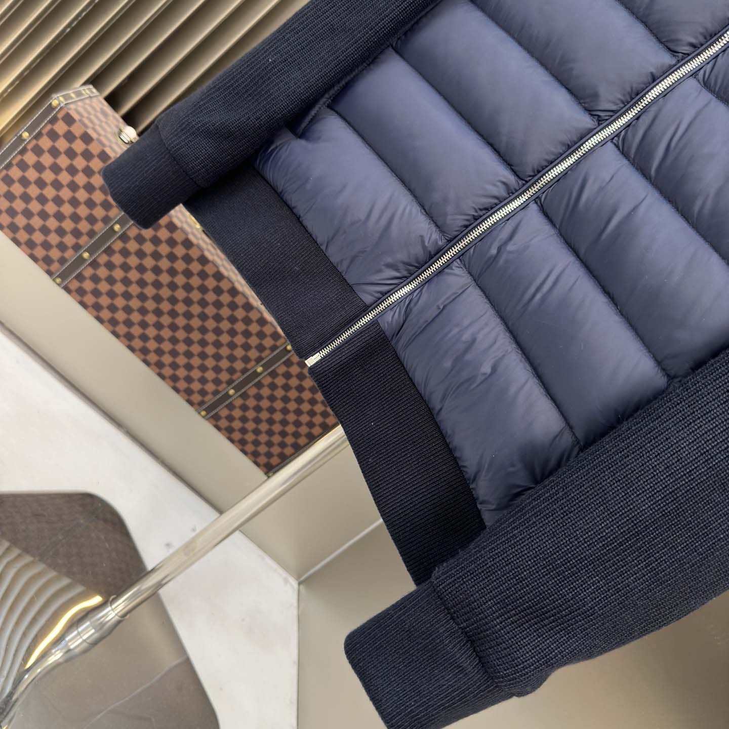 Moncler Color Block Zip Cardigan  - DesignerGu