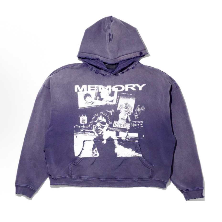 Enfants Riches Déprimés Memory Hoodie 'Nightshade'  Enfants Riches Déprimés Memory Hoodie 'Nightshade'  - DesignerGu