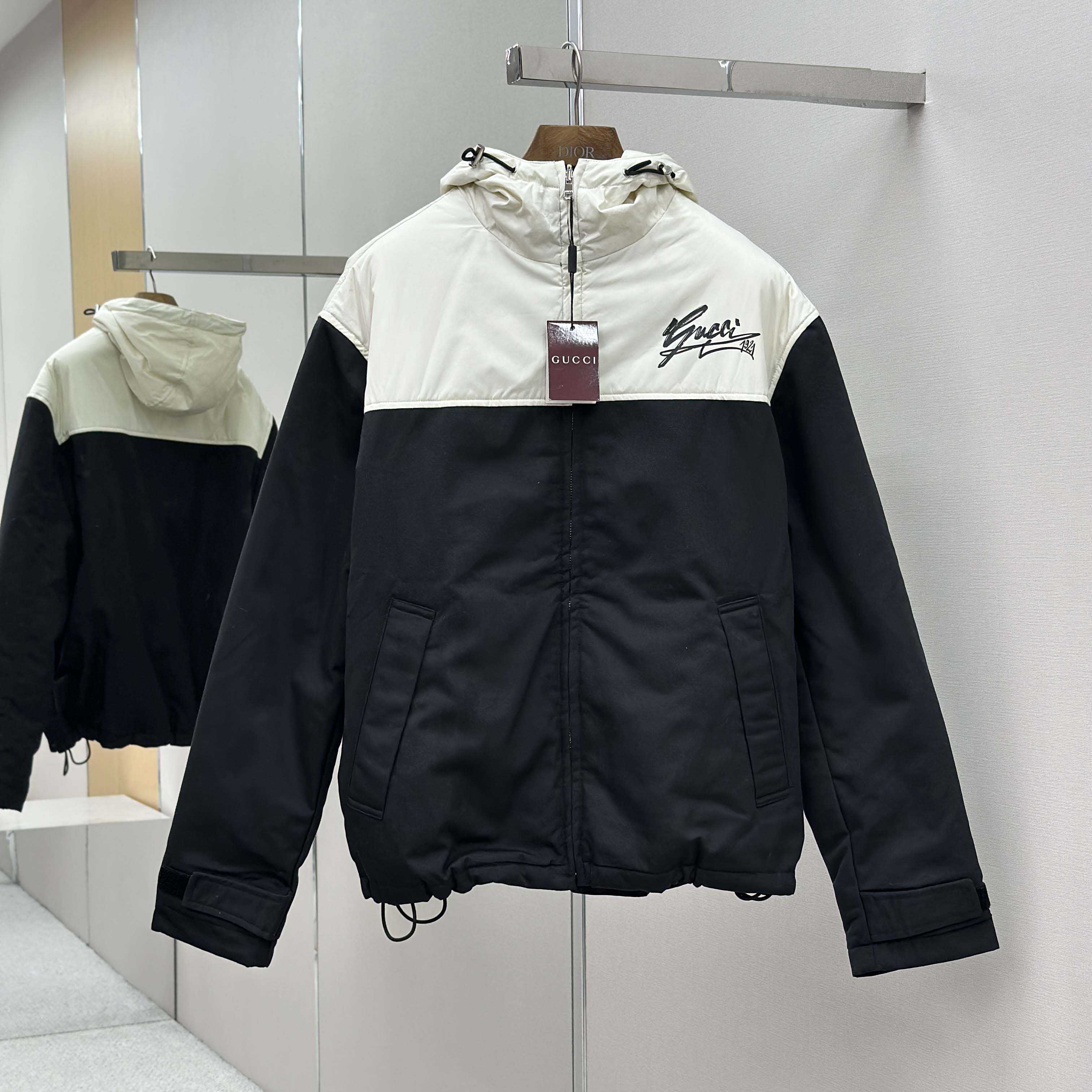 Gucci Canvas Hooded Jacket - DesignerGu