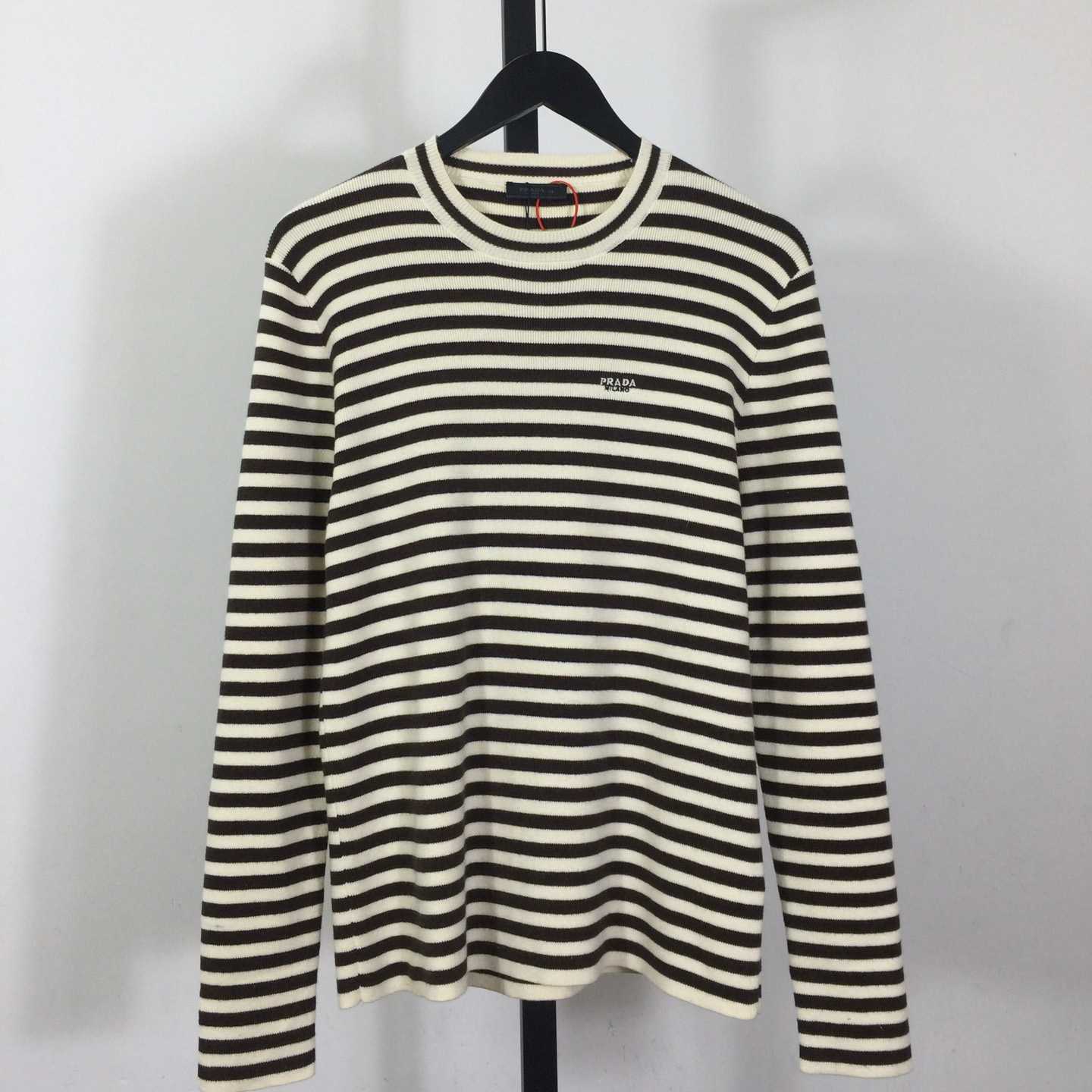 Prada Dark Brown Superfine Wool Turtleneck Sweater  Prada Dark Brown Superfine Wool Turtleneck Sweater  - DesignerGu