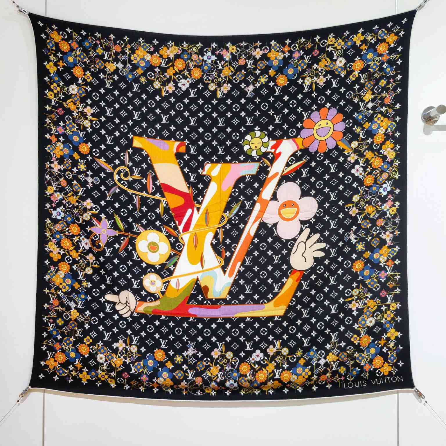 Louis Vuitton LV x TM Monogram Superflat Shawl    Louis Vuitton LV x TM Monogram Superflat Shawl    - DesignerGu