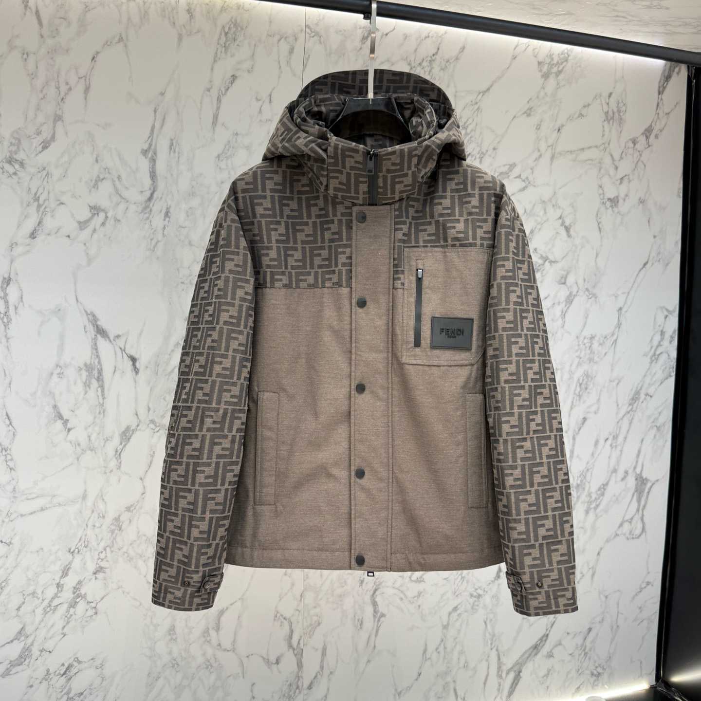 Fendi 'FF Denim Tech' Padded Jacket Fendi 'FF Denim Tech' Padded Jacket - DesignerGu