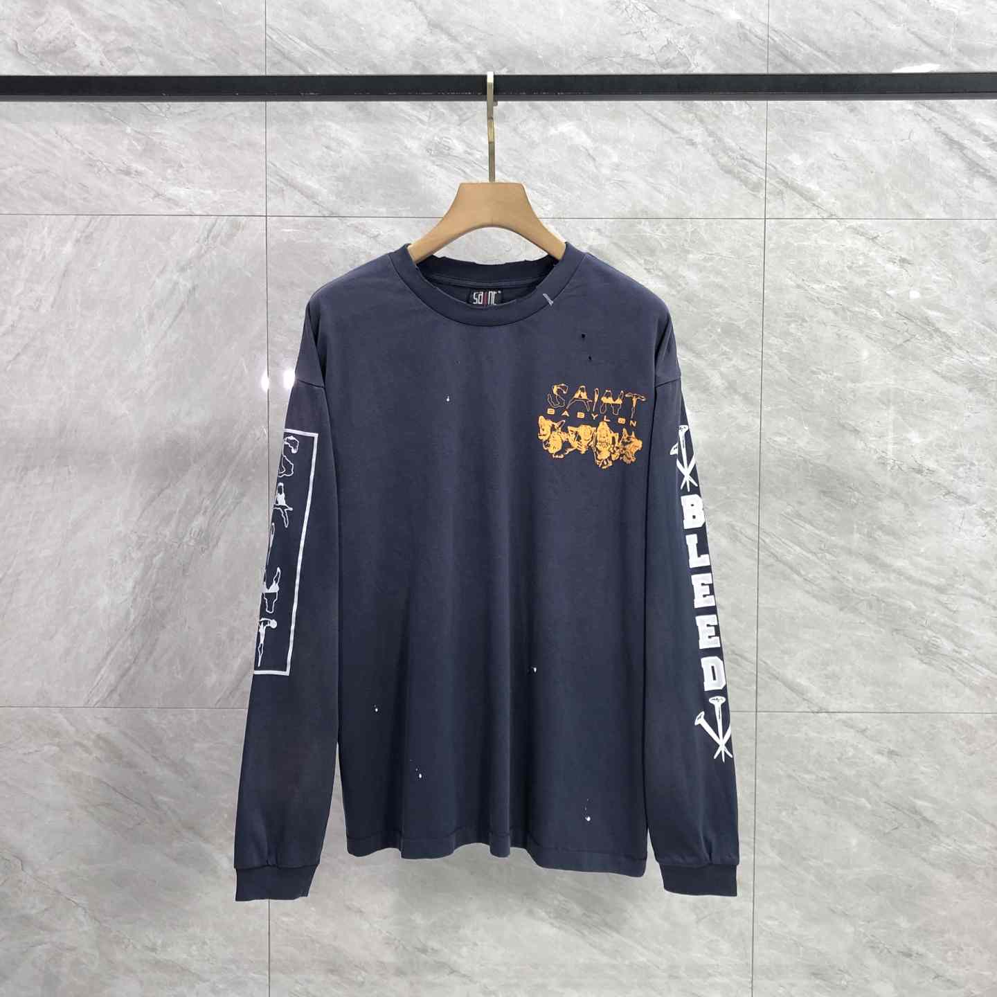 Saint Michael FW25 LS Tee  - DesignerGu