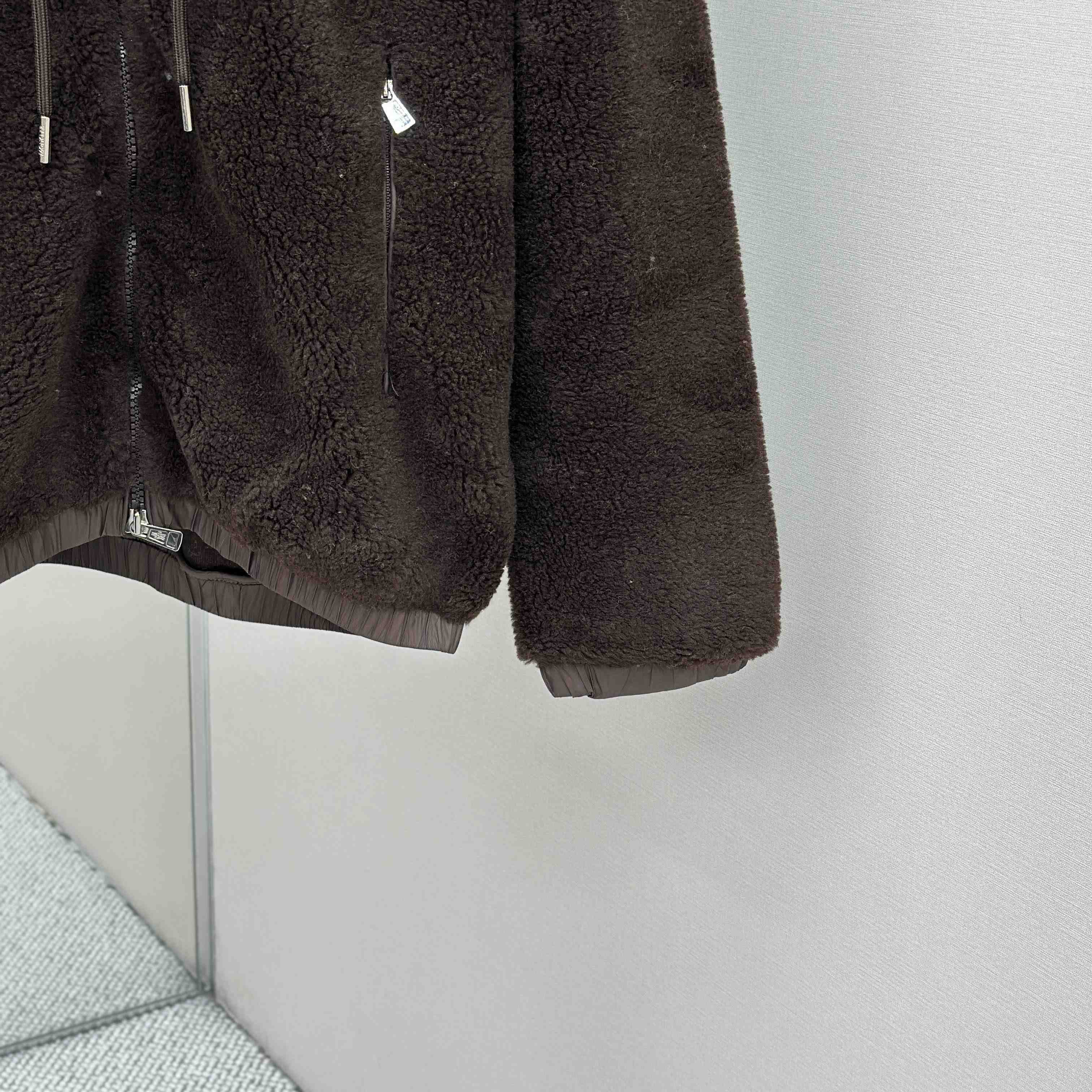 Moncler Geometric Jacquard Wool Blend Hoodie - DesignerGu