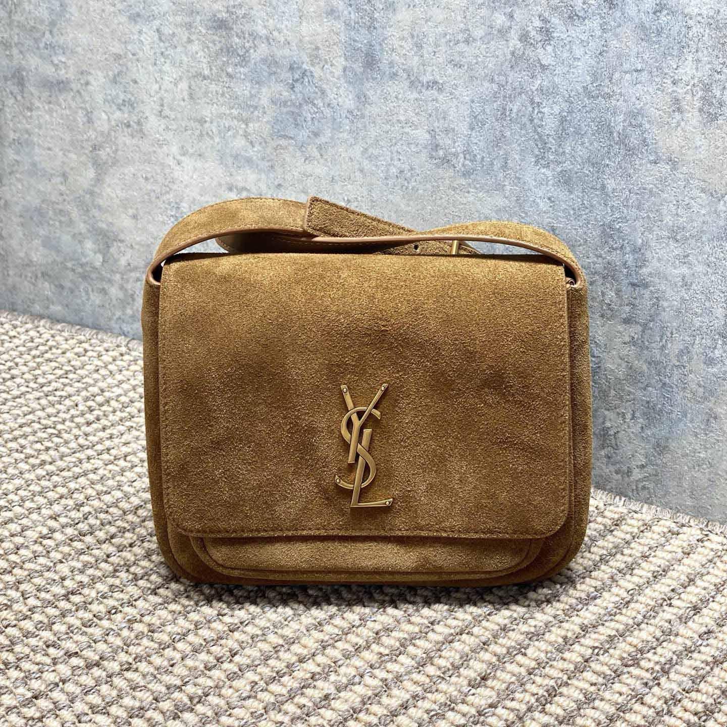 Saint Laurent Niki Satchel In Suede Saint Laurent Niki Satchel In Suede - DesignerGu