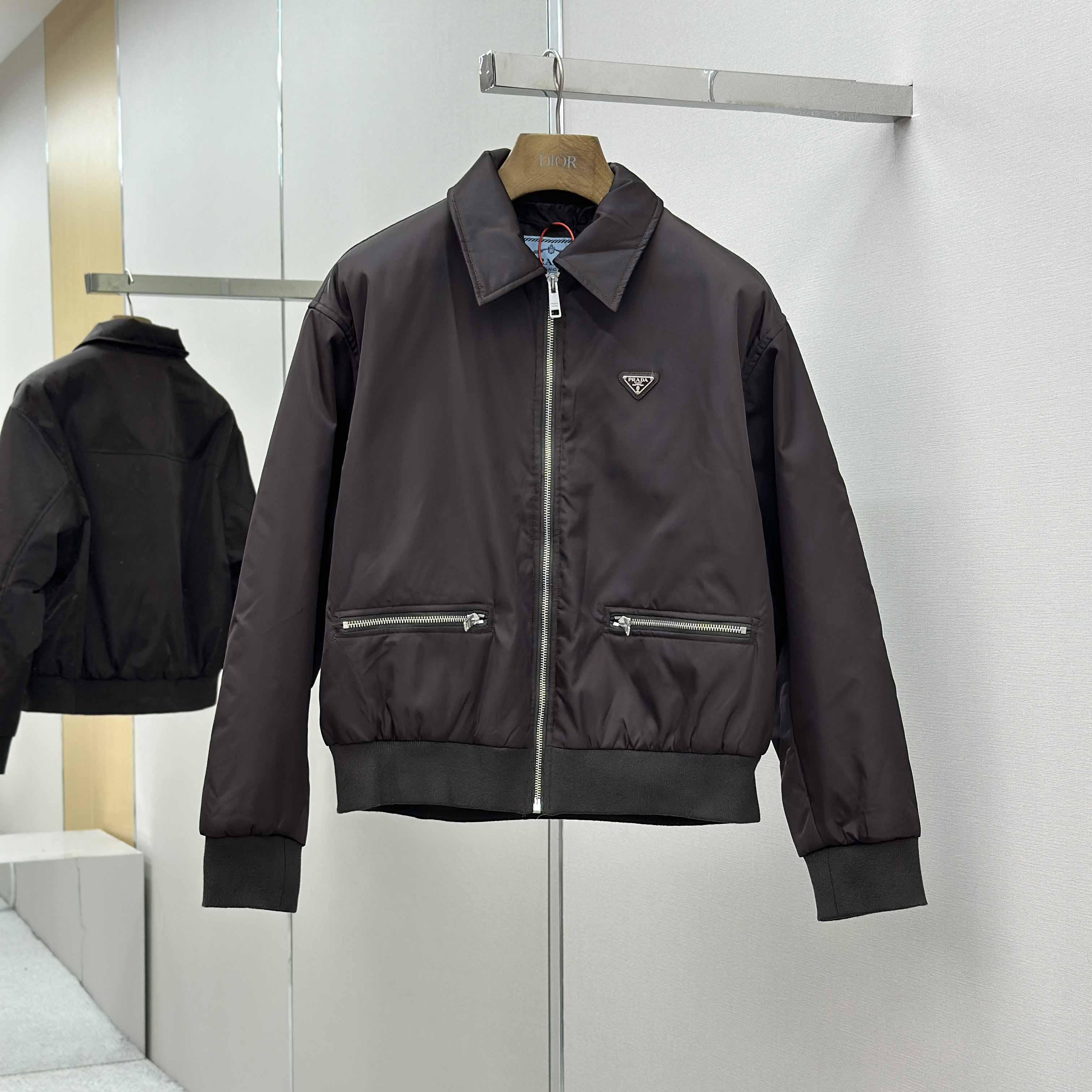 Prada Re-Nylon Blouson Jacket Prada Re-Nylon Blouson Jacket - DesignerGu