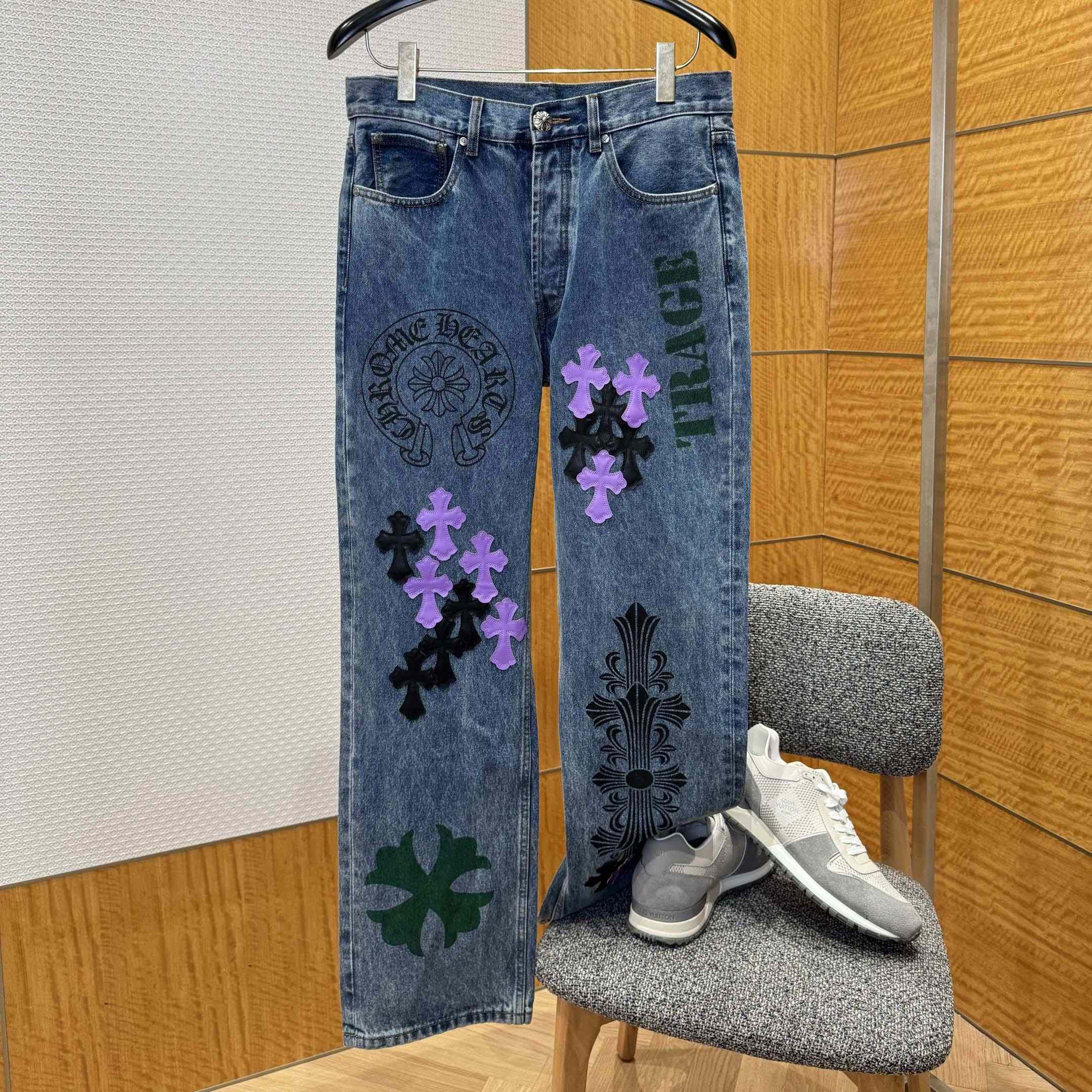 Chrome Hearts Jeans Chrome Hearts Jeans - DesignerGu