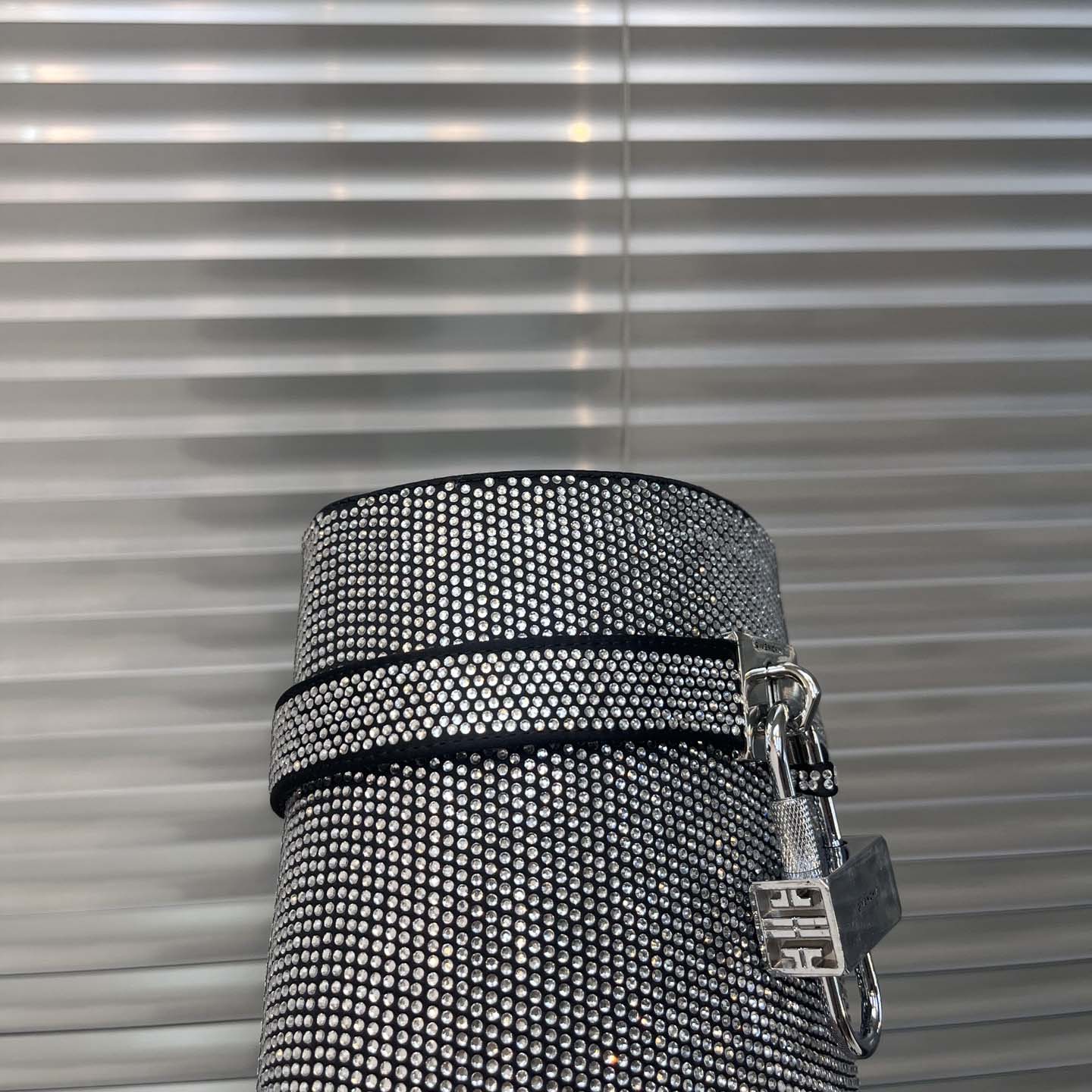 Givenchy Shark Lock Leather Knee-high Boots - DesignerGu