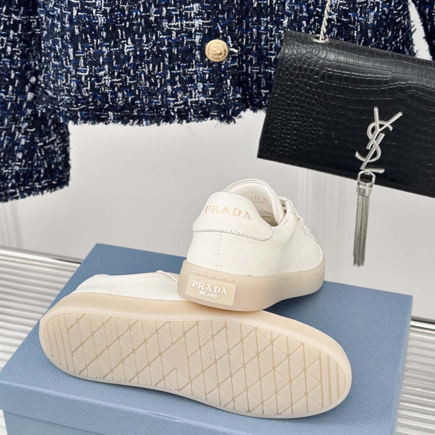 Prada Leather Sneaker - DesignerGu