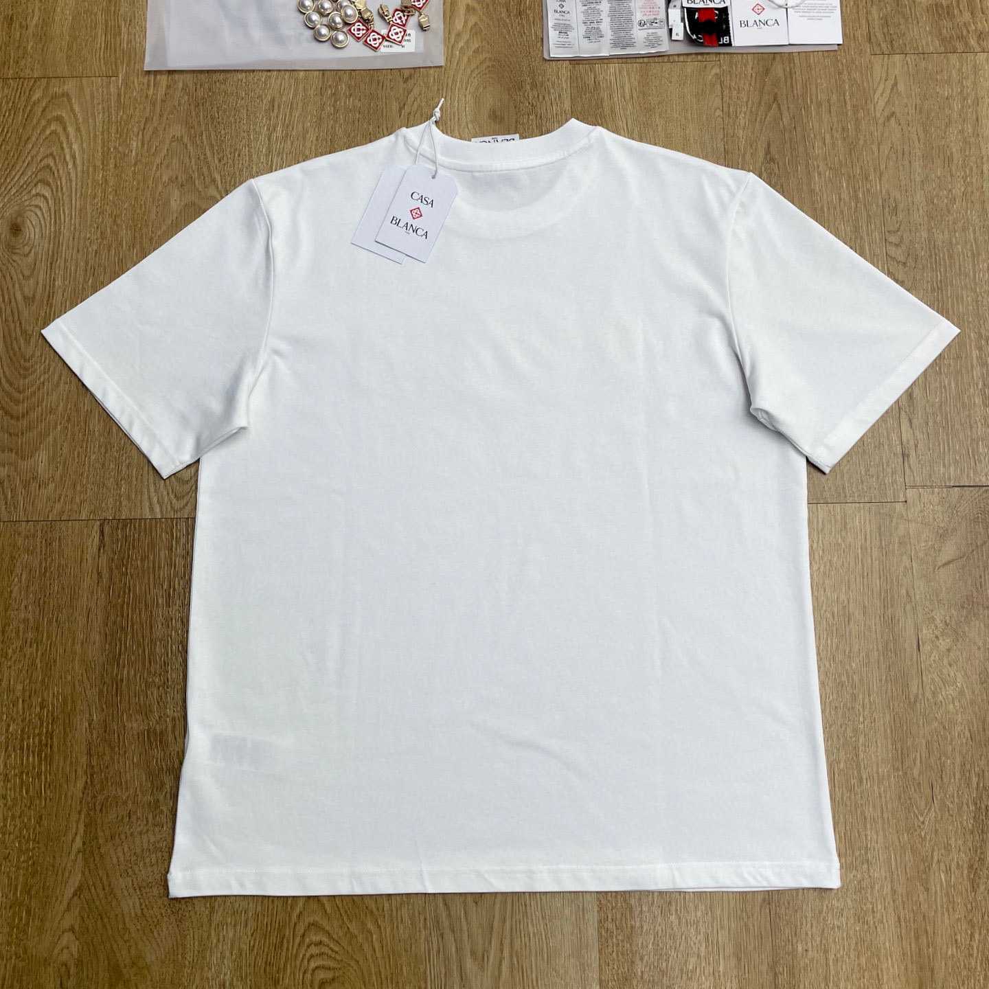 Casablanca Dragonfly Floral T-shirt   C1087 - DesignerGu