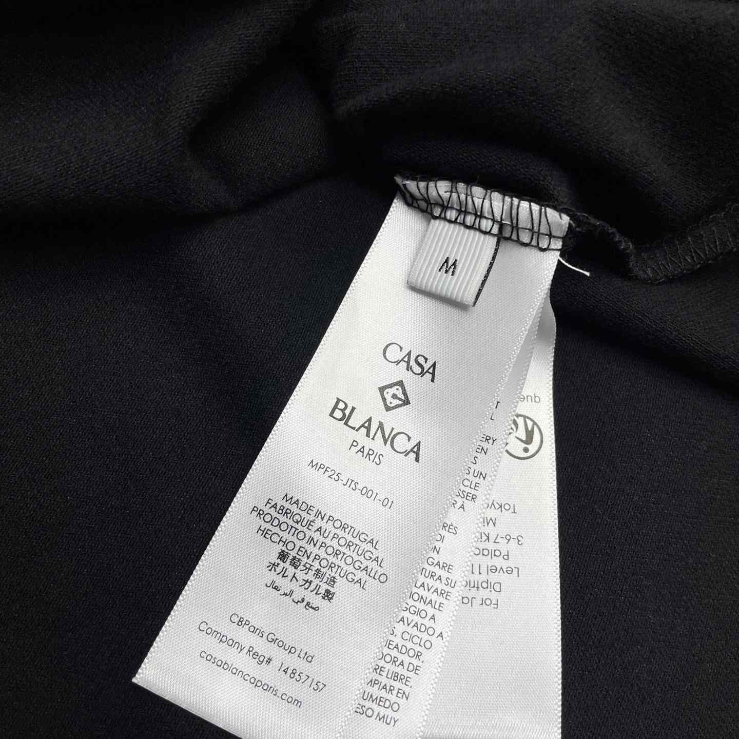 Casablanca Laurel Pique Short Sleeve Polo Shirt    c1098 - DesignerGu