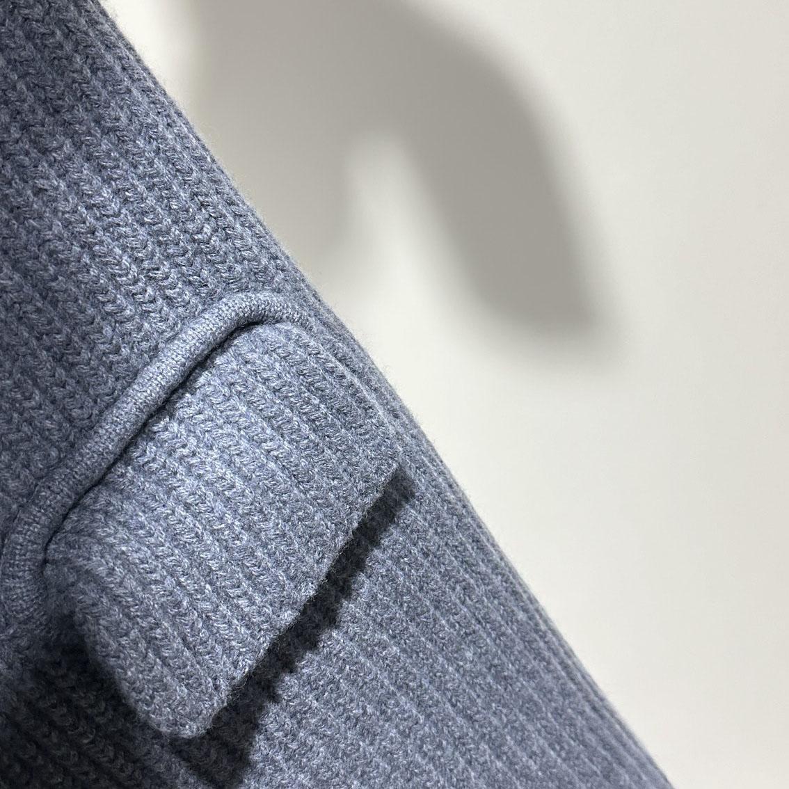 Bottega Veneta Felted Wool Knitted Coat - DesignerGu