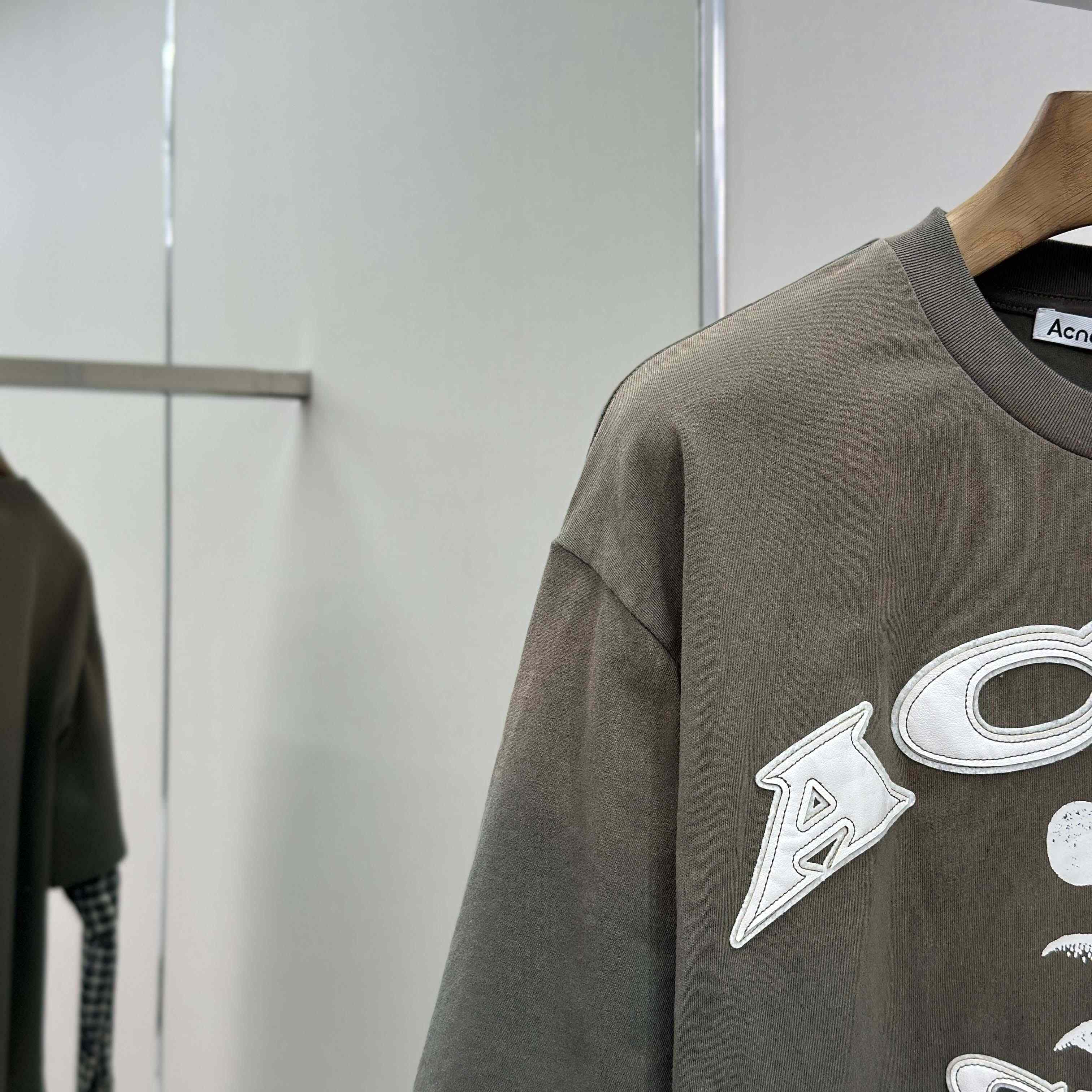 Acne Studios Layered Logo T-shirt - DesignerGu