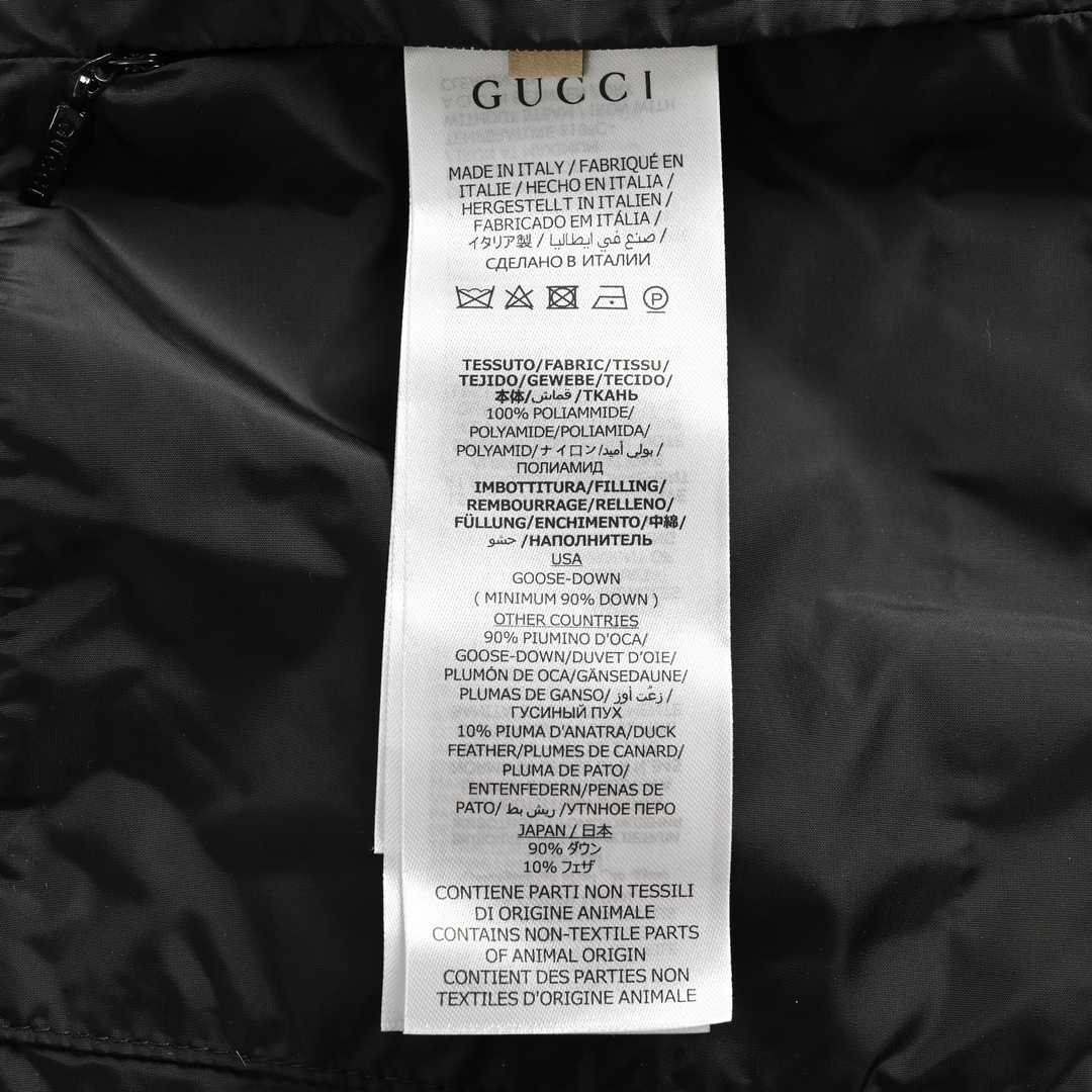 Gucci GG Nylon Canvas Down Jacket - DesignerGu