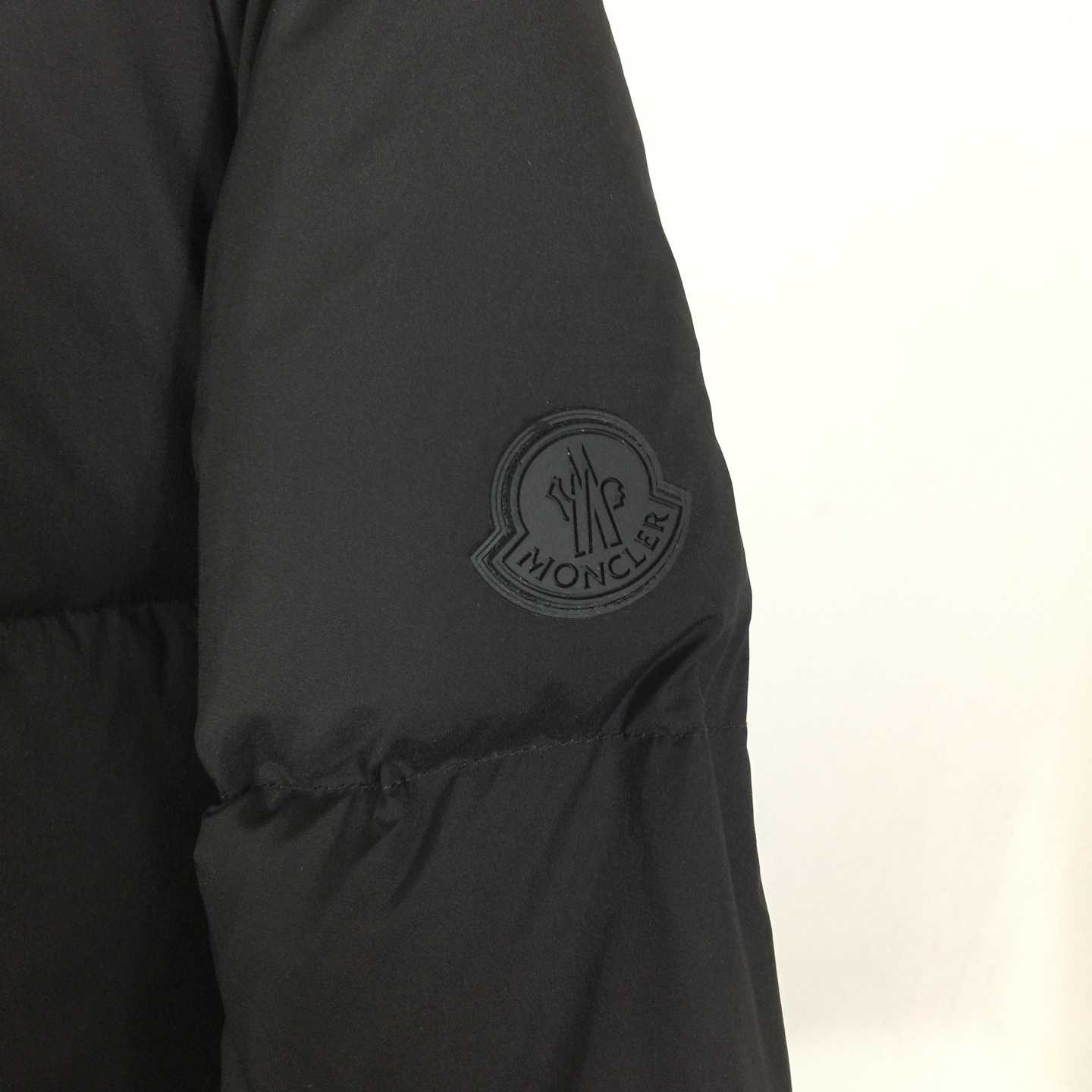 Moncler Fusain Hooded Short Down Jacket - DesignerGu