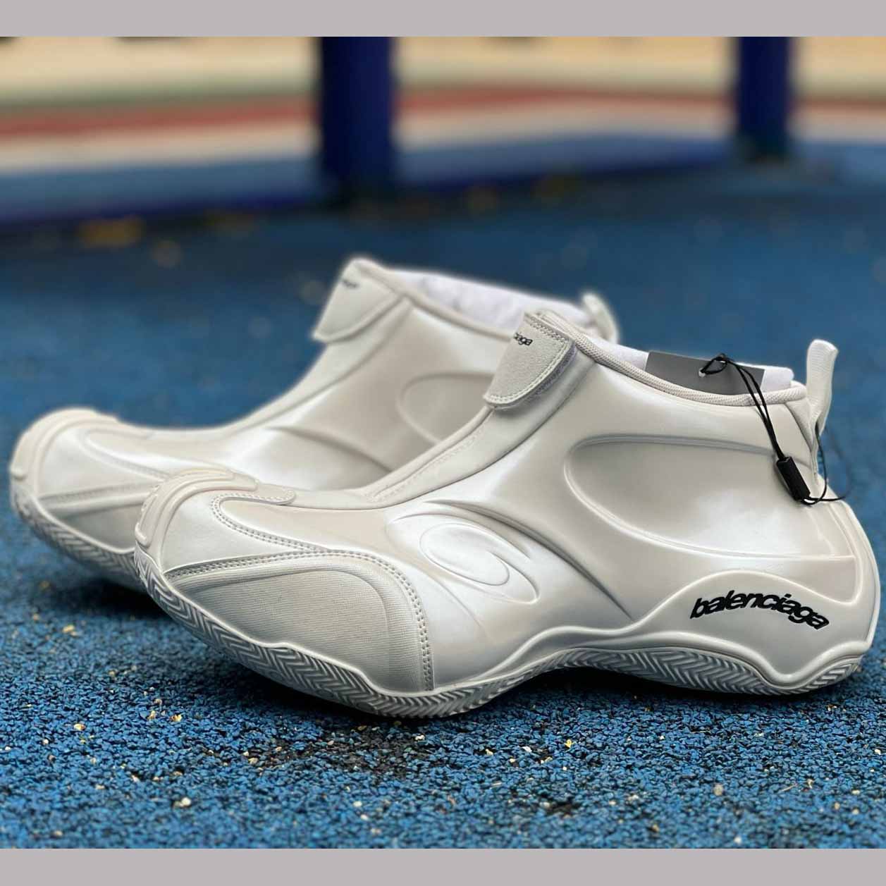 Balenciaga Basketball Sneaker In White  - DesignerGu