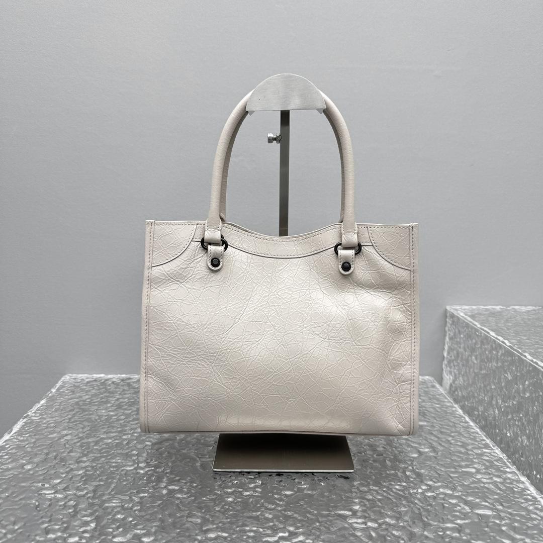 Balenciaga Le City Tote Bag Mini In Almond  - DesignerGu